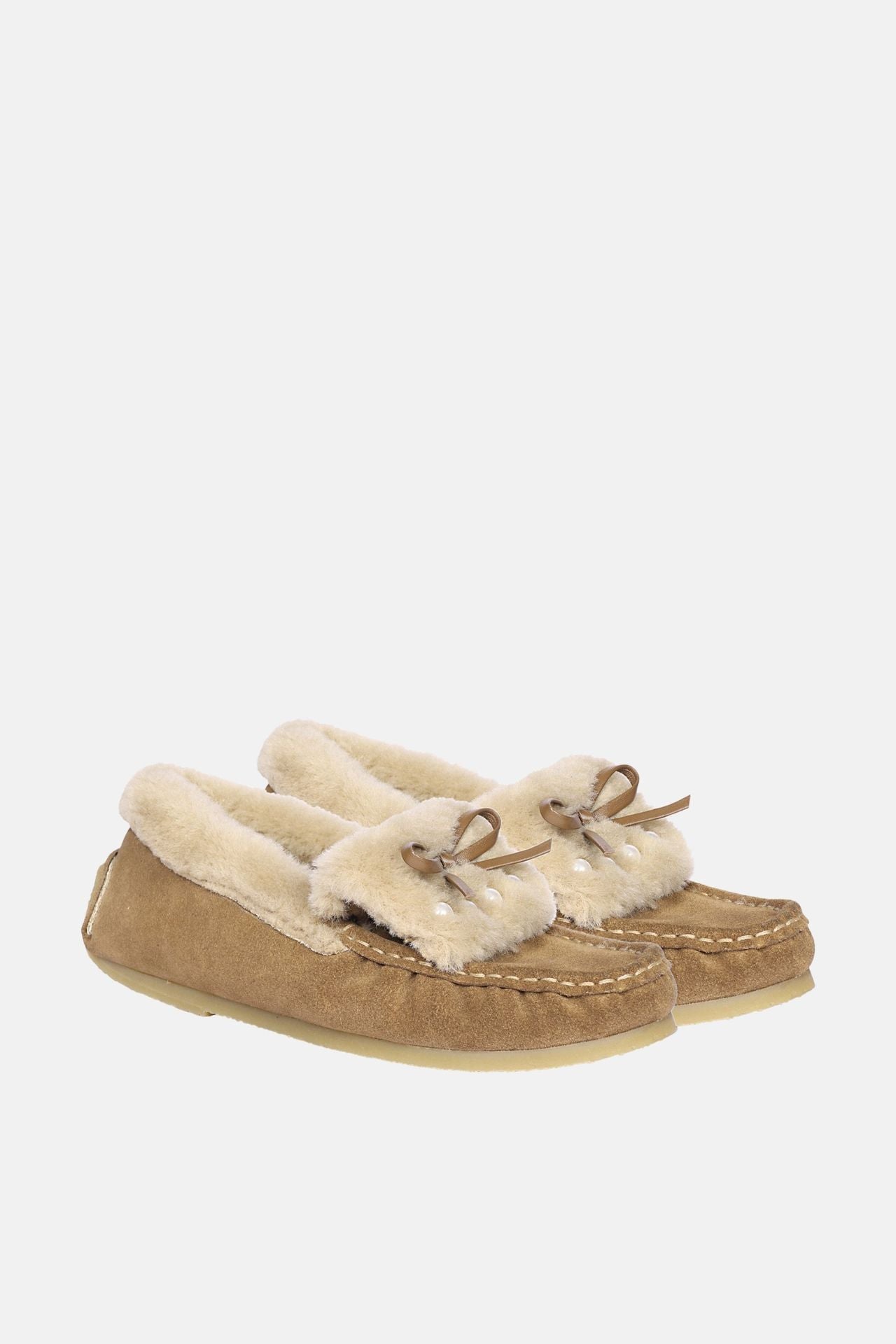 Jelavu - Moscow - Suede & Shearling Moccasins