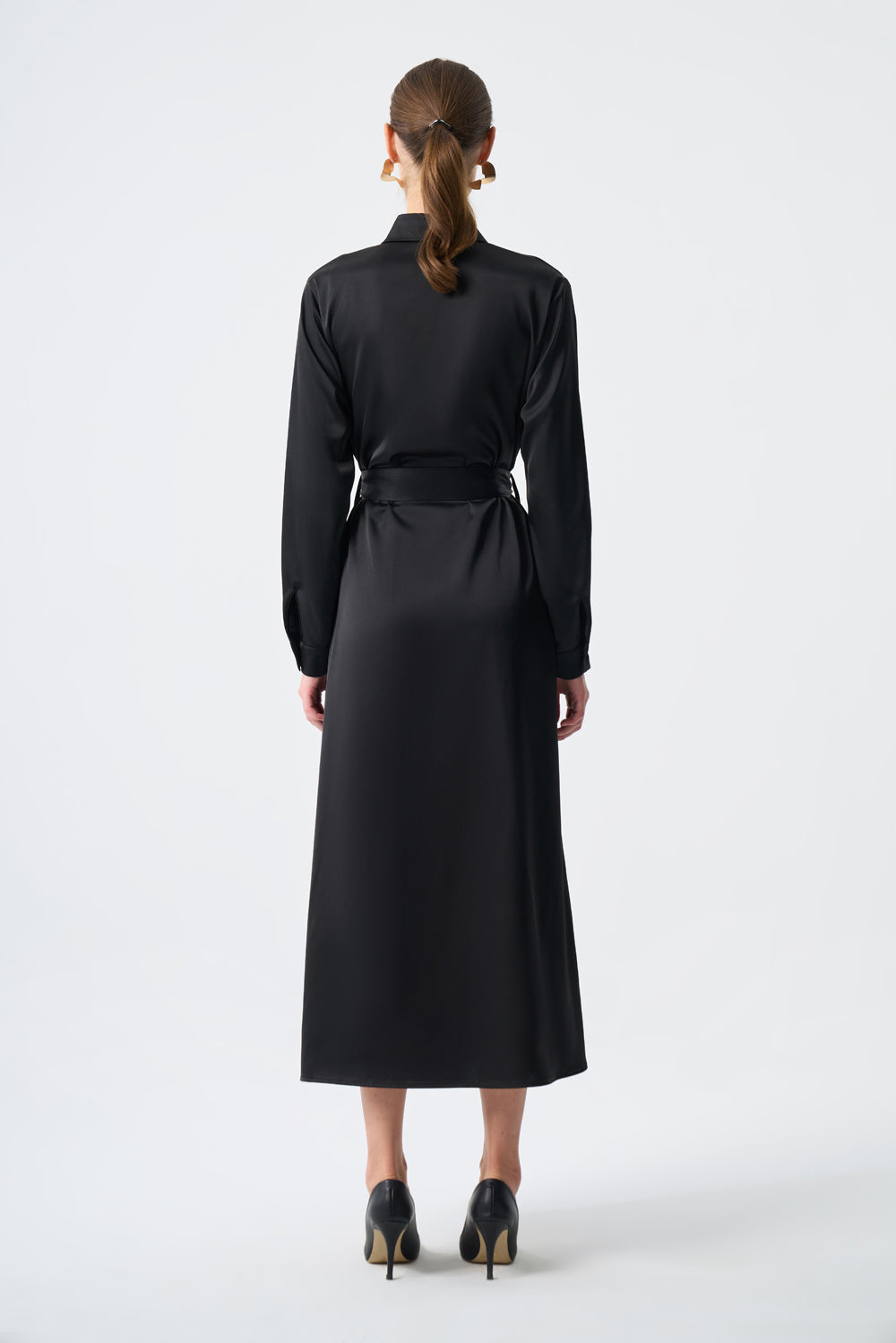 Mizalle - Ellips Patterned Shirt Dress