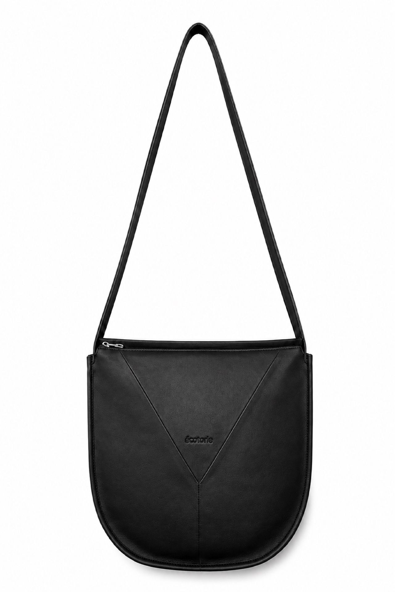 Ecotorie Sissy Leather Crossbody/X-body Bag Black