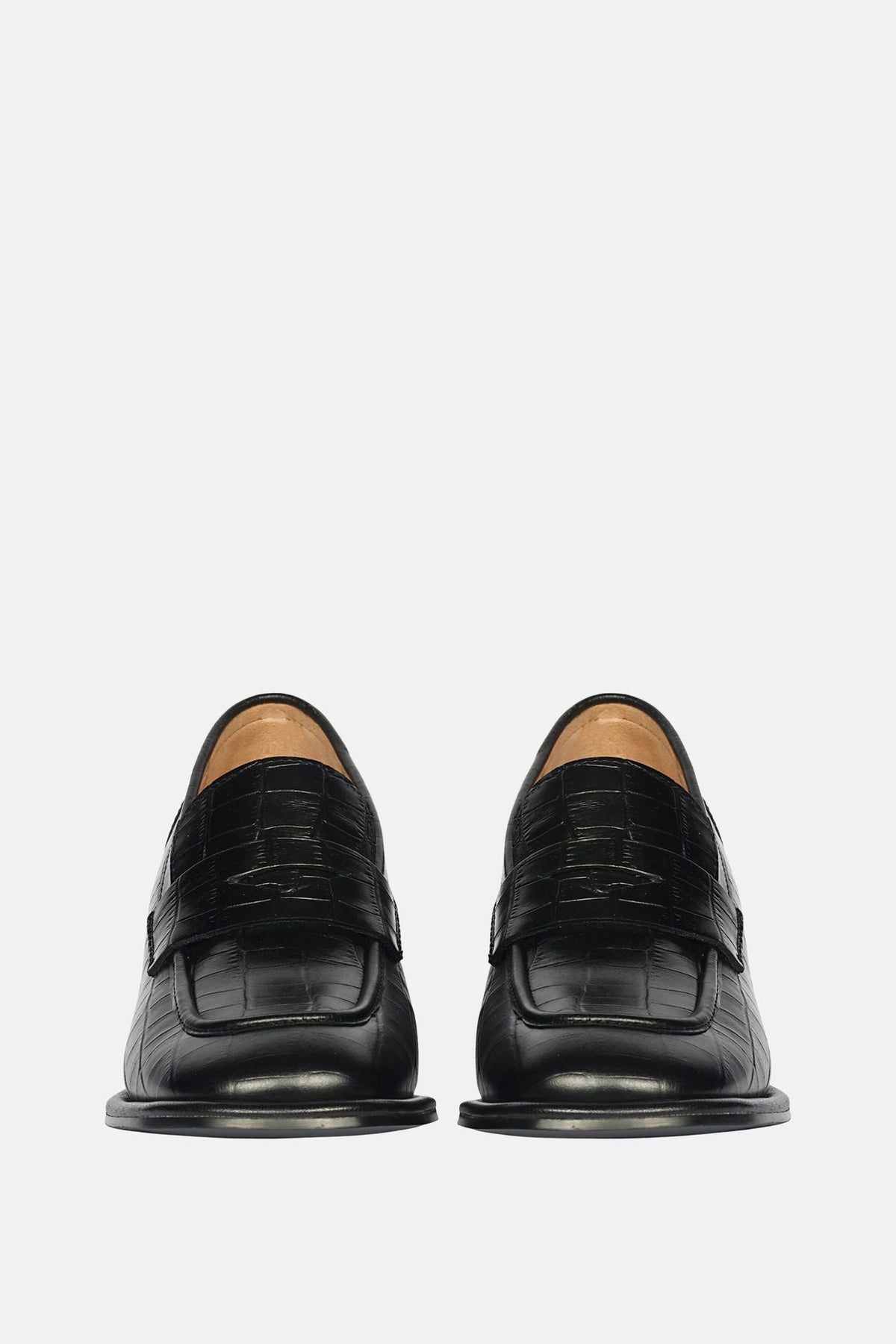 Saint G - Viviana Croco - Heel Loafers