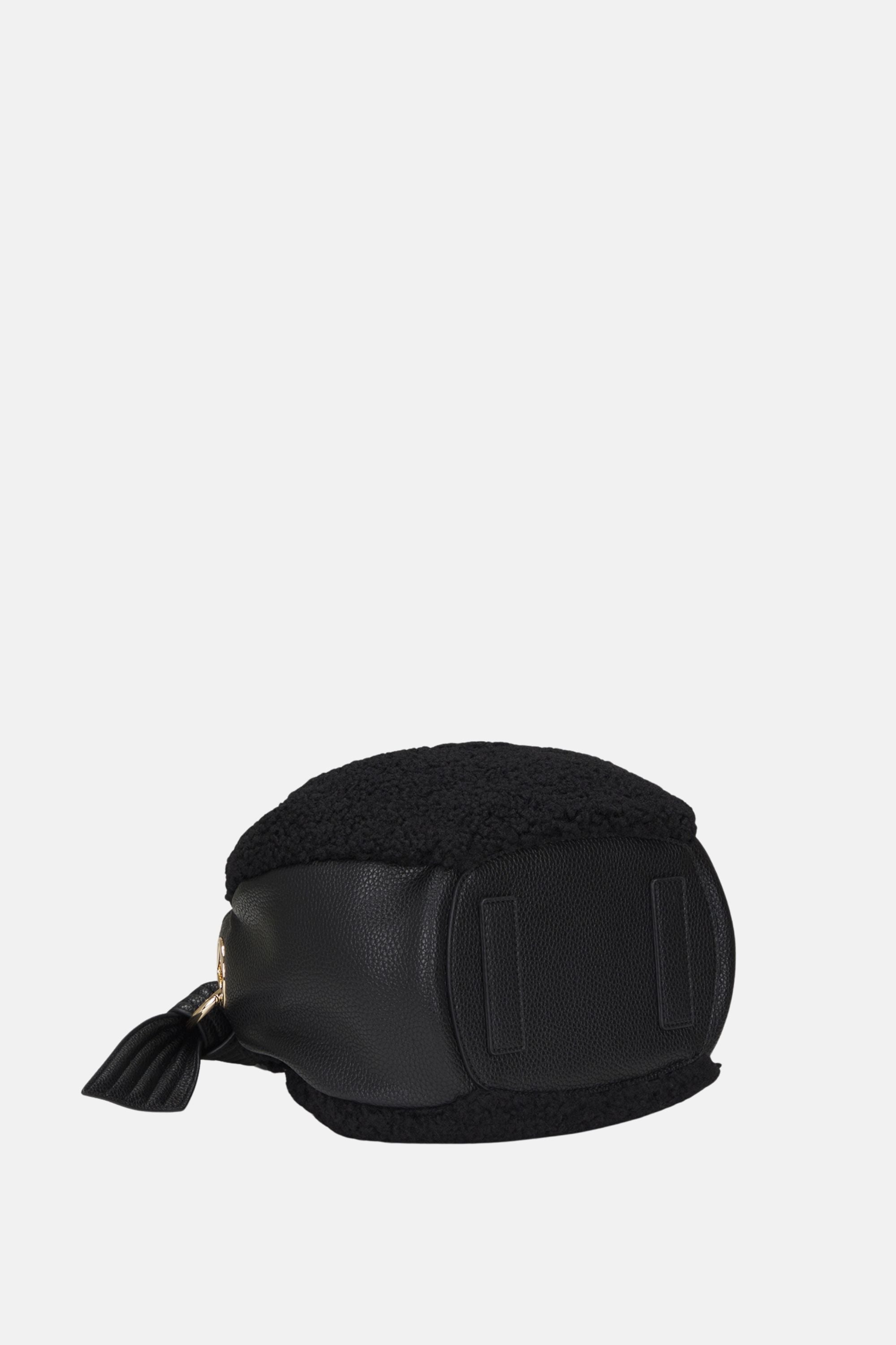 Oryany - Selena Eco Fur Bucket Bag – Medium Crossbody - Black