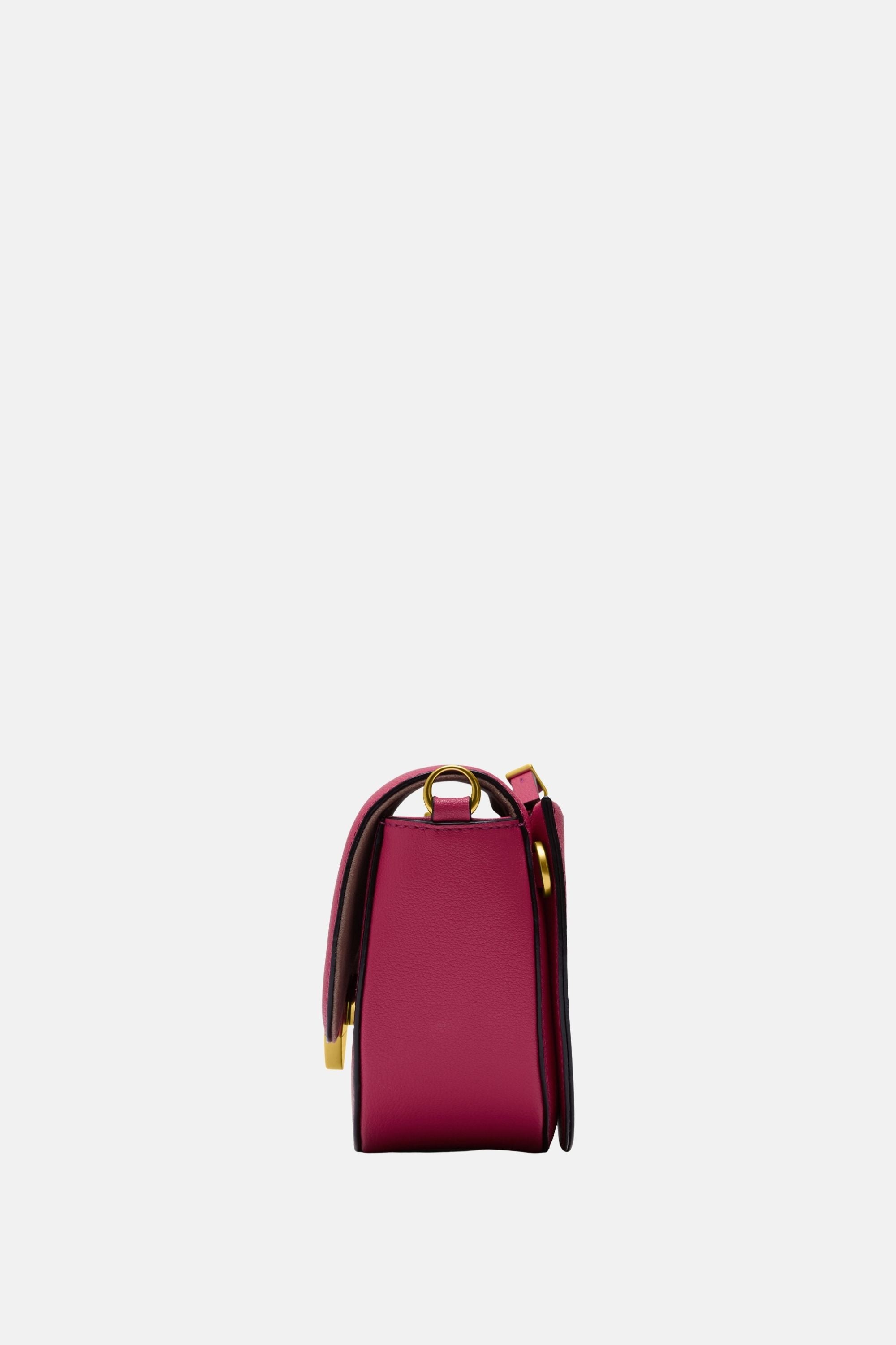 Oryany - Lottie Saddle Crossbody Small Handbags - Raspberry Leather