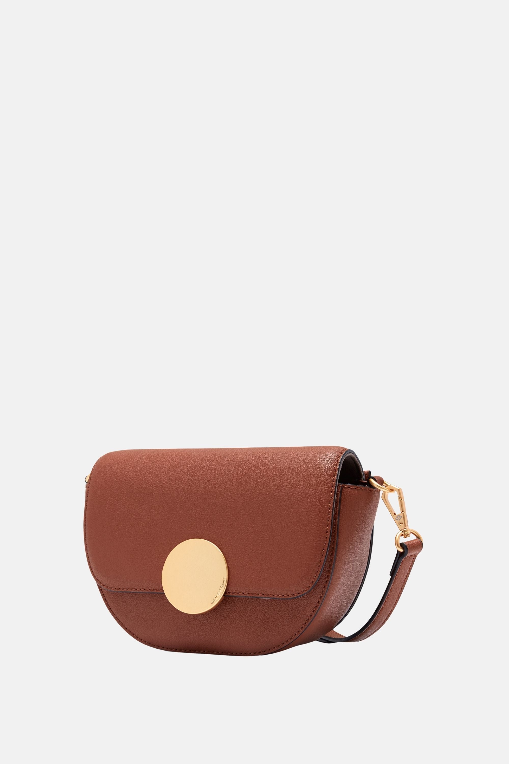 Oryany - Lottie Saddle Crossbody Small Handbags - Toffee Tan Leather