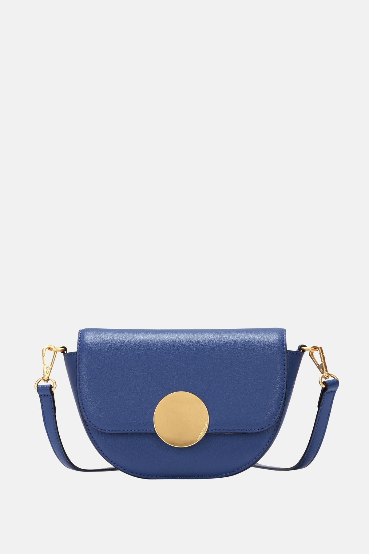 Oryany - Lottie Saddle Crossbody Small Handbags - Navy Leather