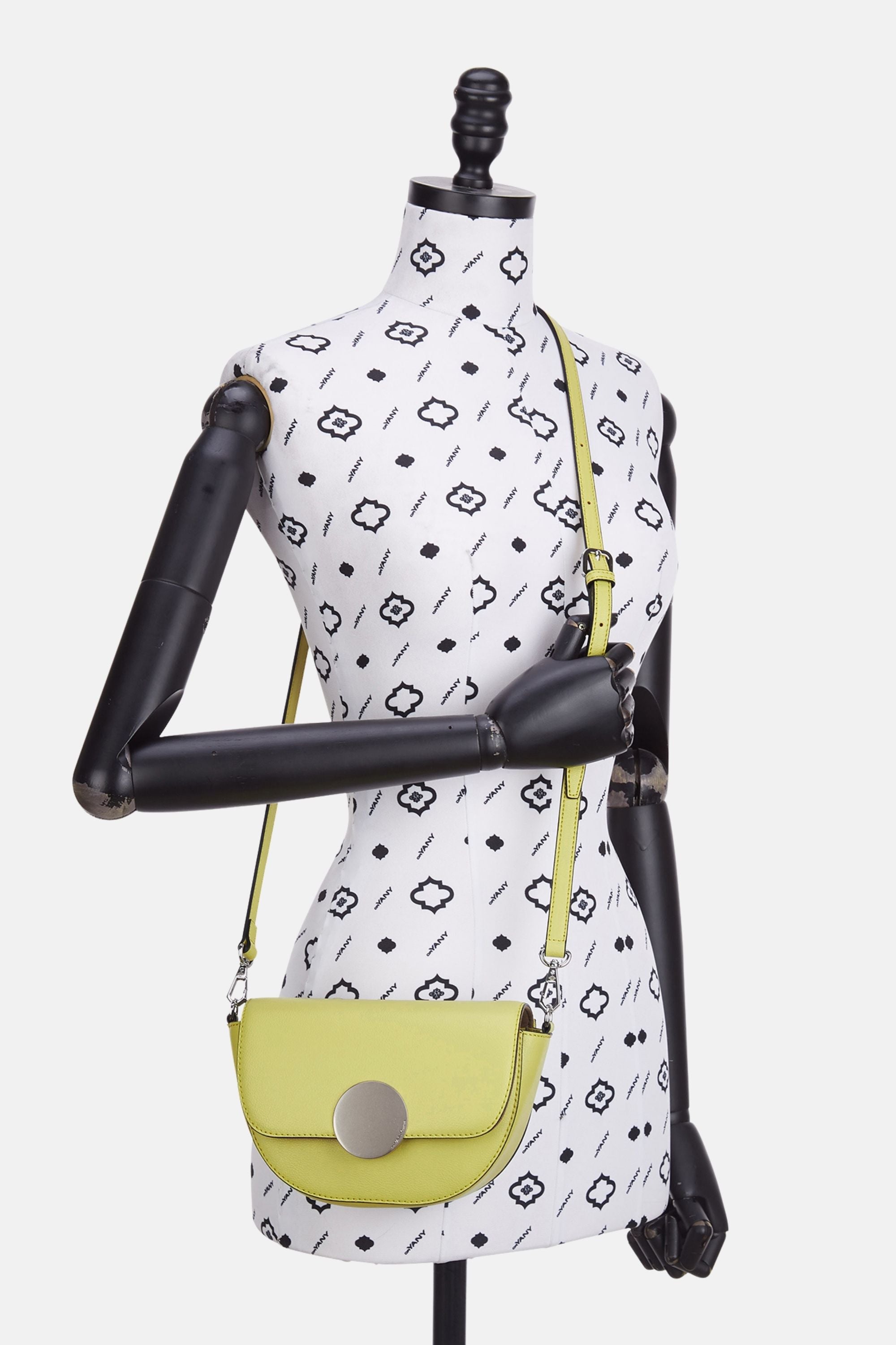 Oryany - Lottie Saddle Crossbody Small Handbags - Baby Green- Leather