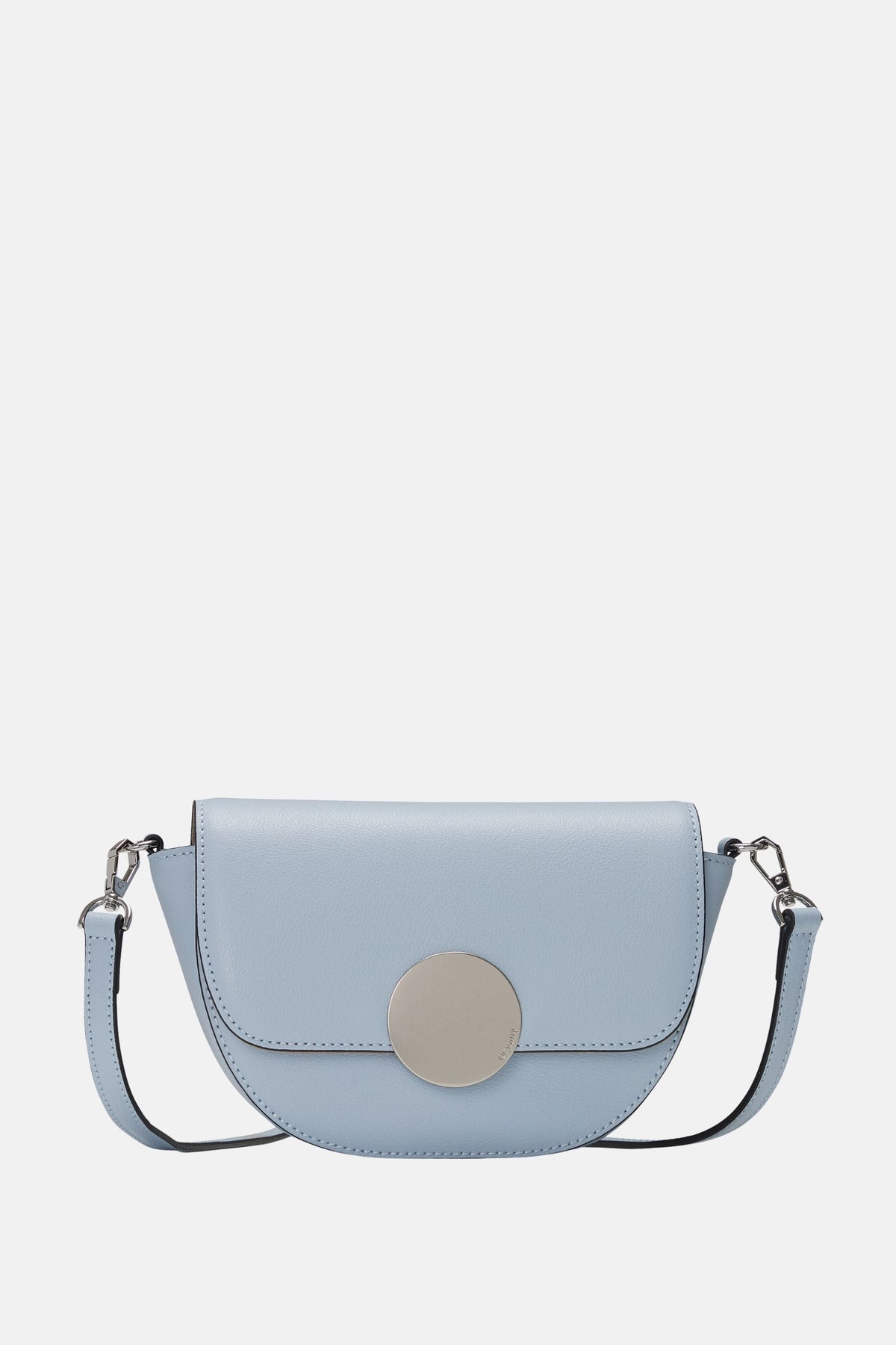Oryany - Lottie Saddle Crossbody Small Handbags - Space Blue Leather