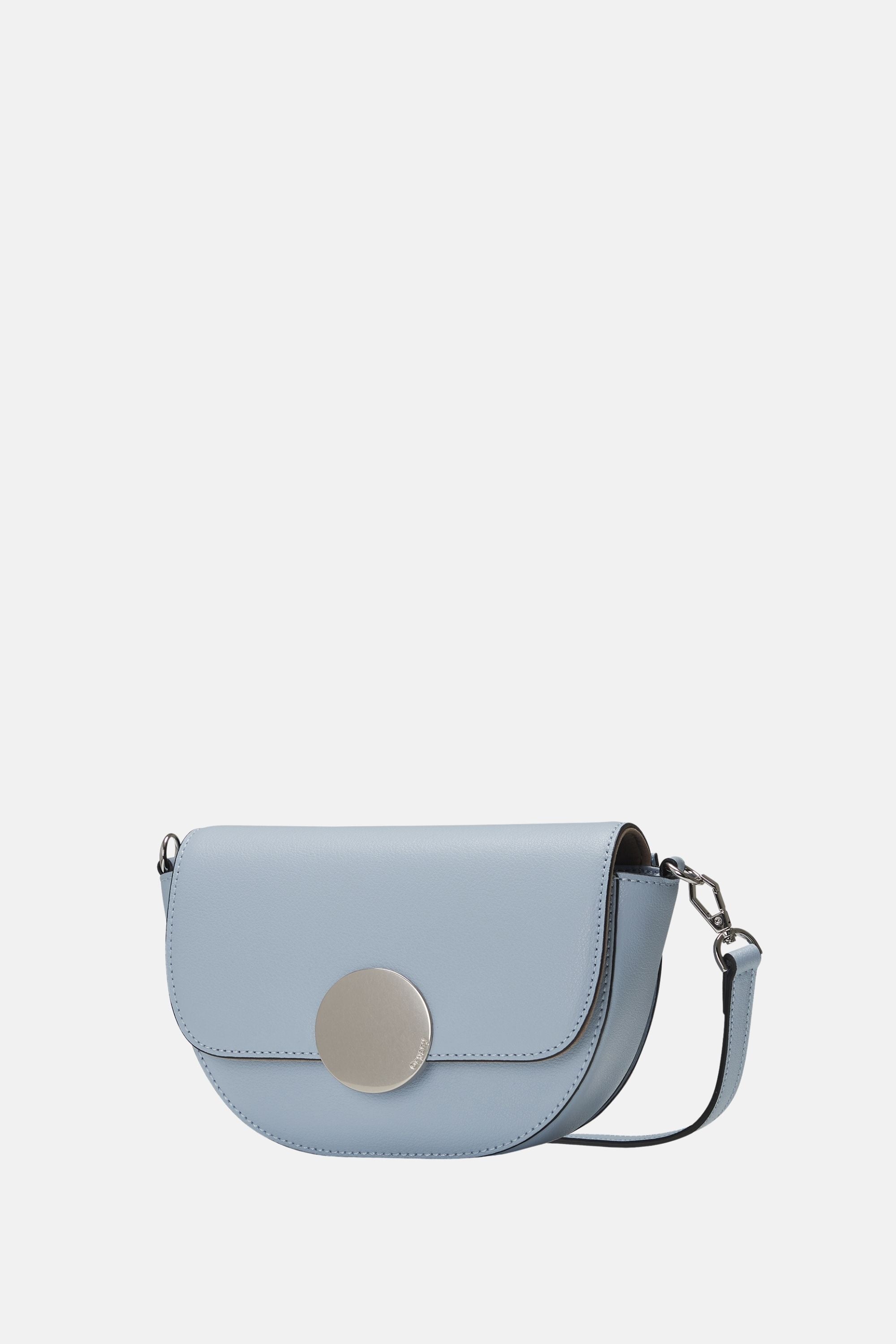Oryany - Lottie Saddle Crossbody Small Handbags - Space Blue Leather