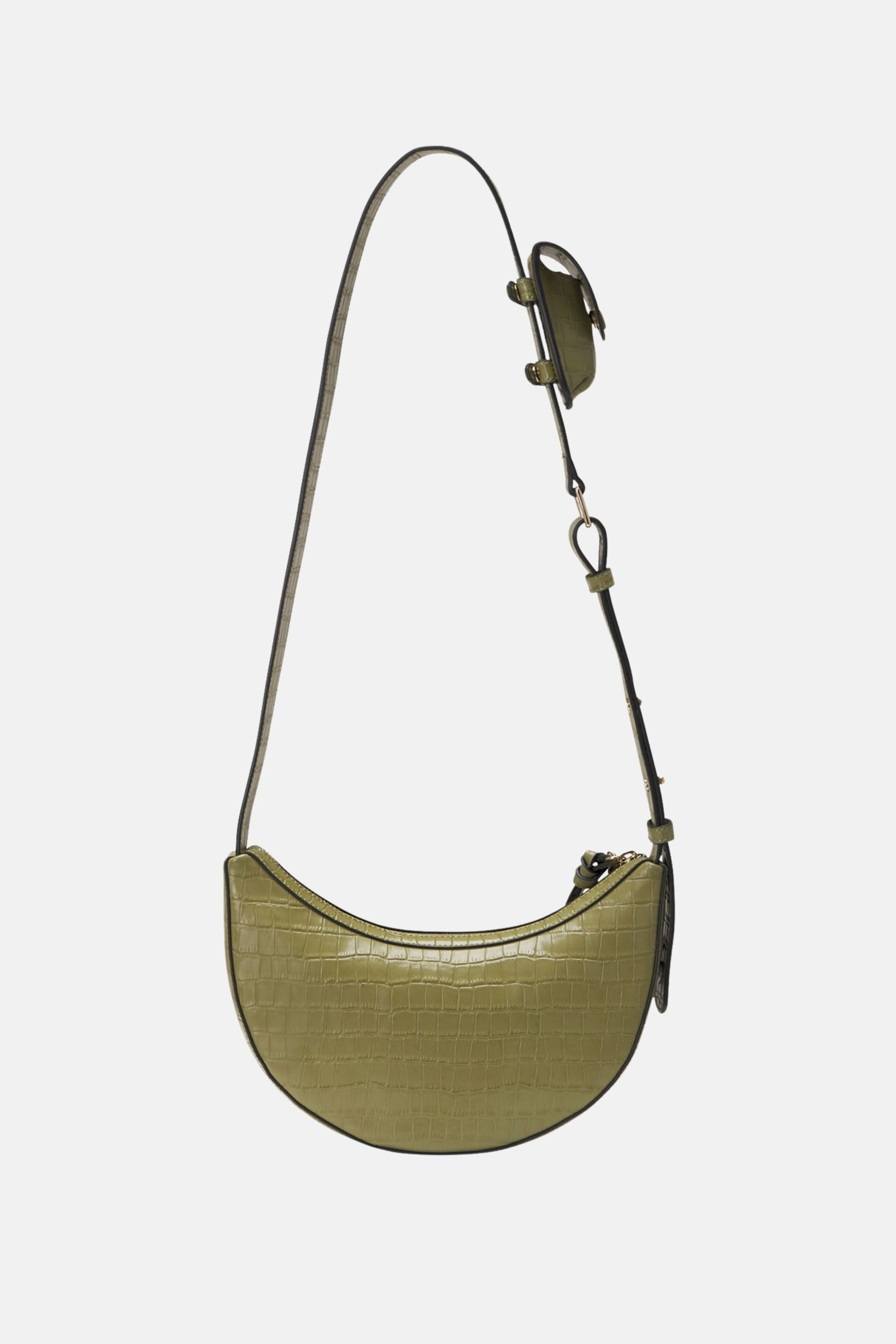 Oryany - Rookie Croco Crossbody Medium Handbags - Leaf Olive