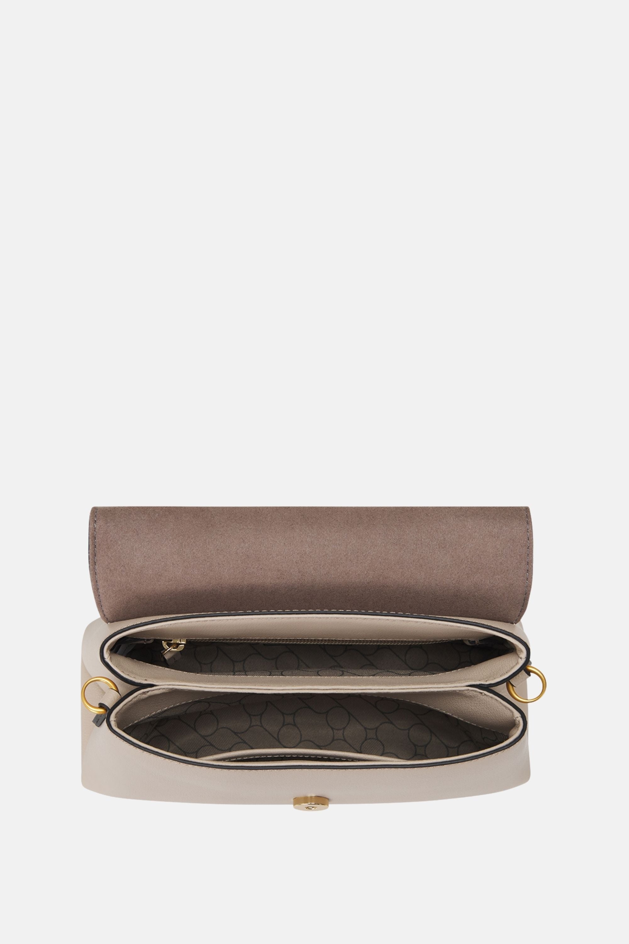 Oryany - Lottie Flap Crossbody Medium Handbags - Cream Leather