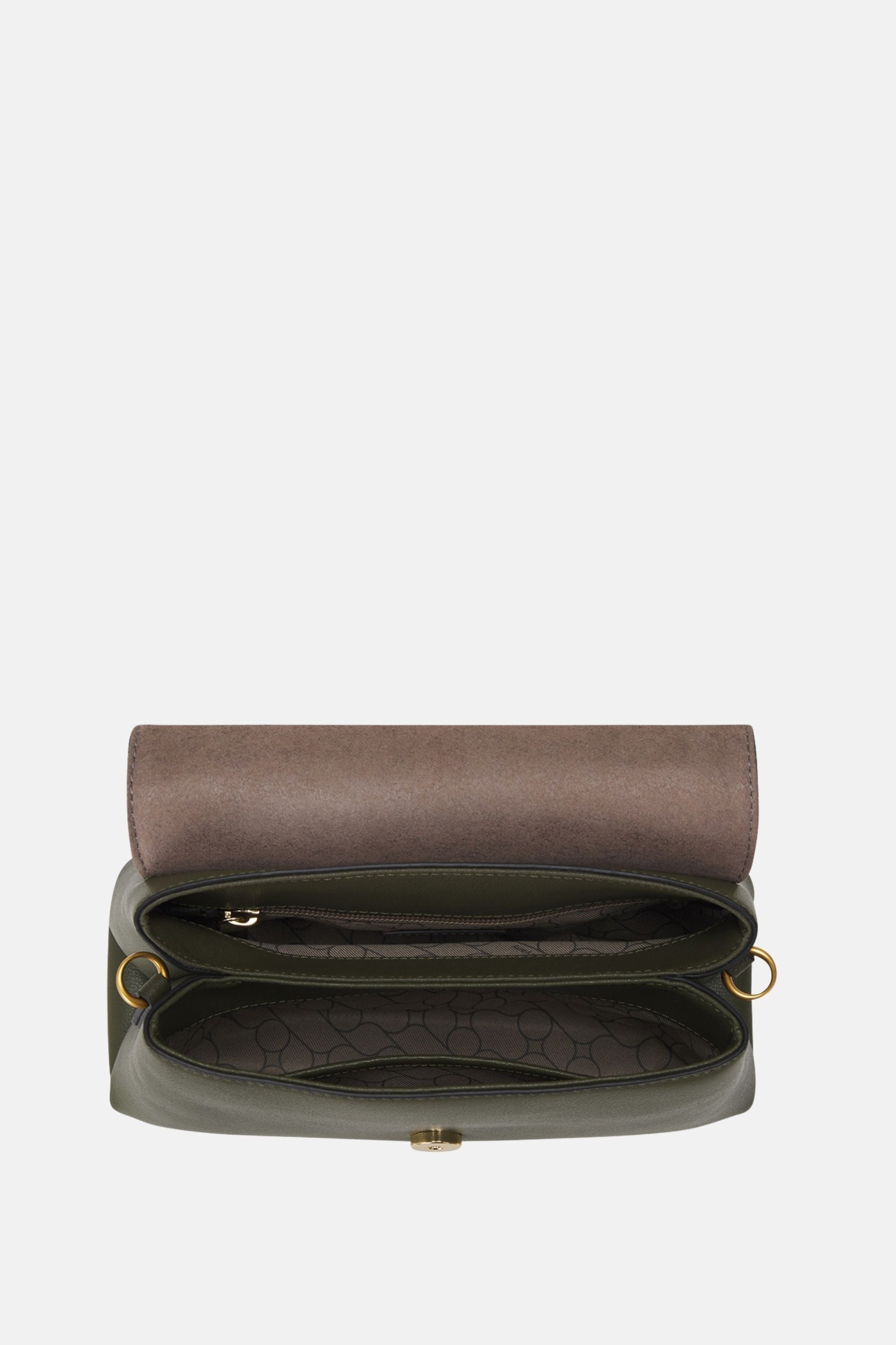 Oryany - Lottie Flap Crossbody Medium Handbags - Olive Leather