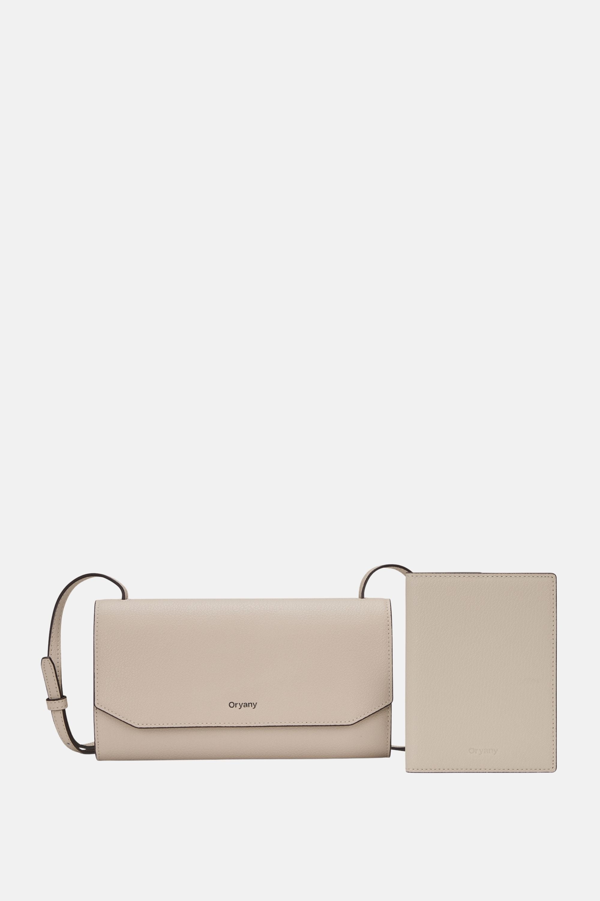 Oryany - Mandy Travel Set Crossbody Handbags - Cream Leather