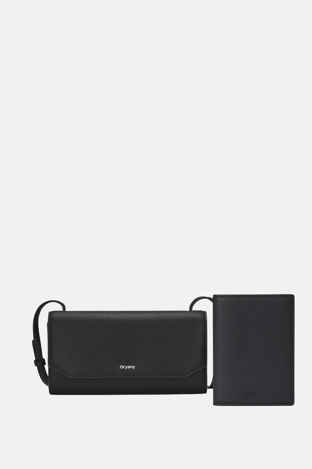 Oryany - Mandy Travel Set Crossbody Handbags - Black Leather