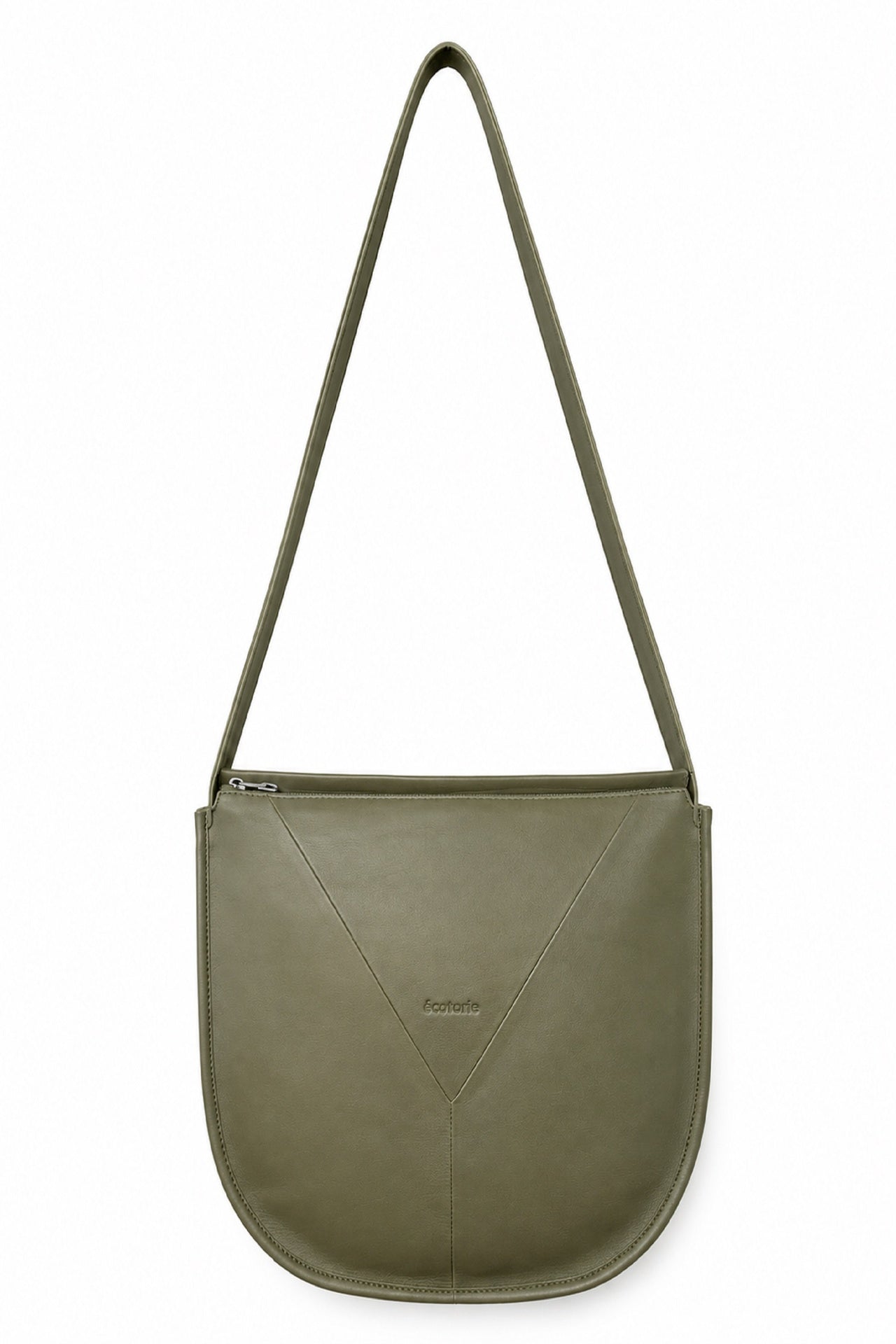 Ecotorie Sissy Leather Crossbody/X-body Bag Dark Moss