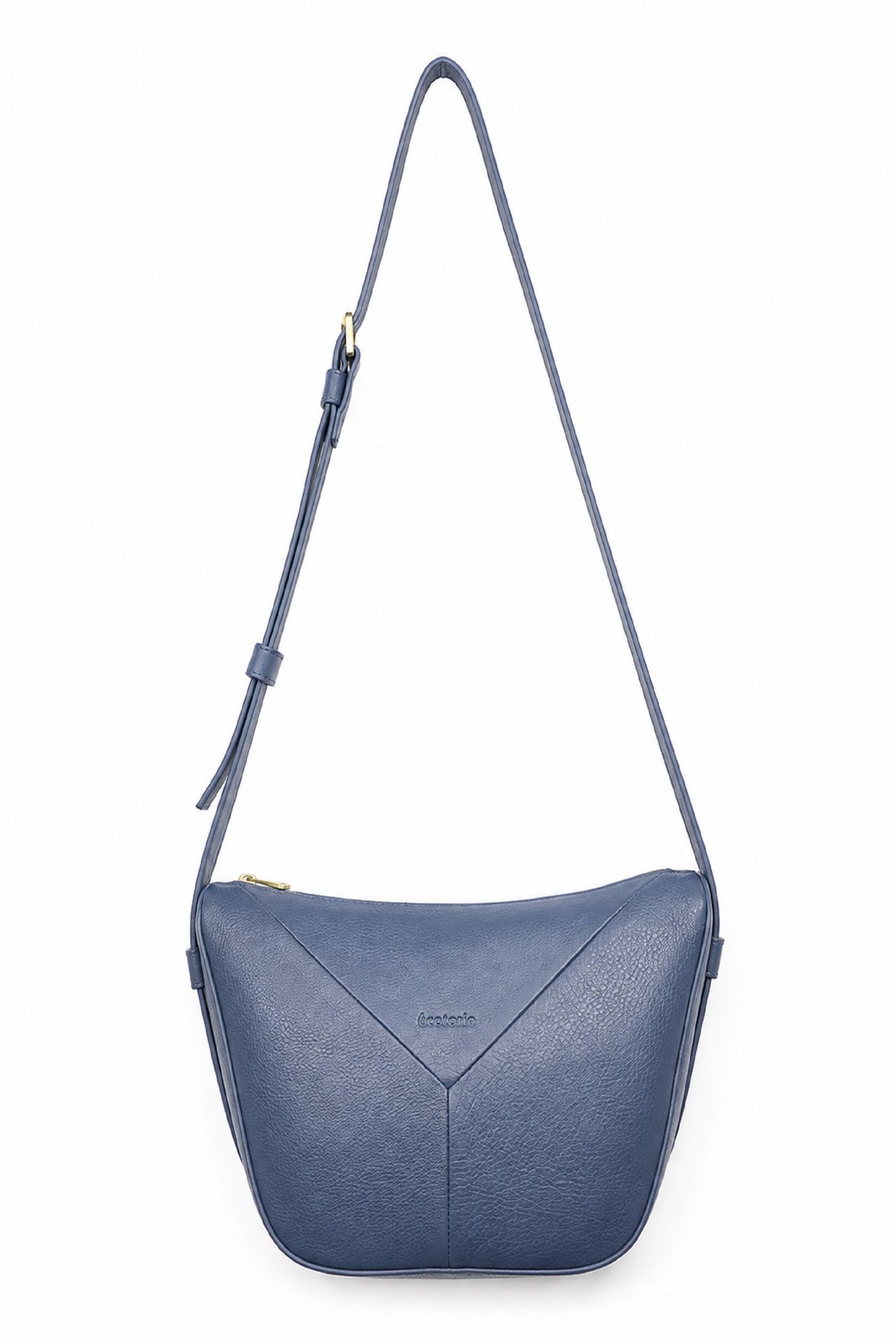Ecotorie Lotta Leather Crossbody/X-Body Bag Midnight