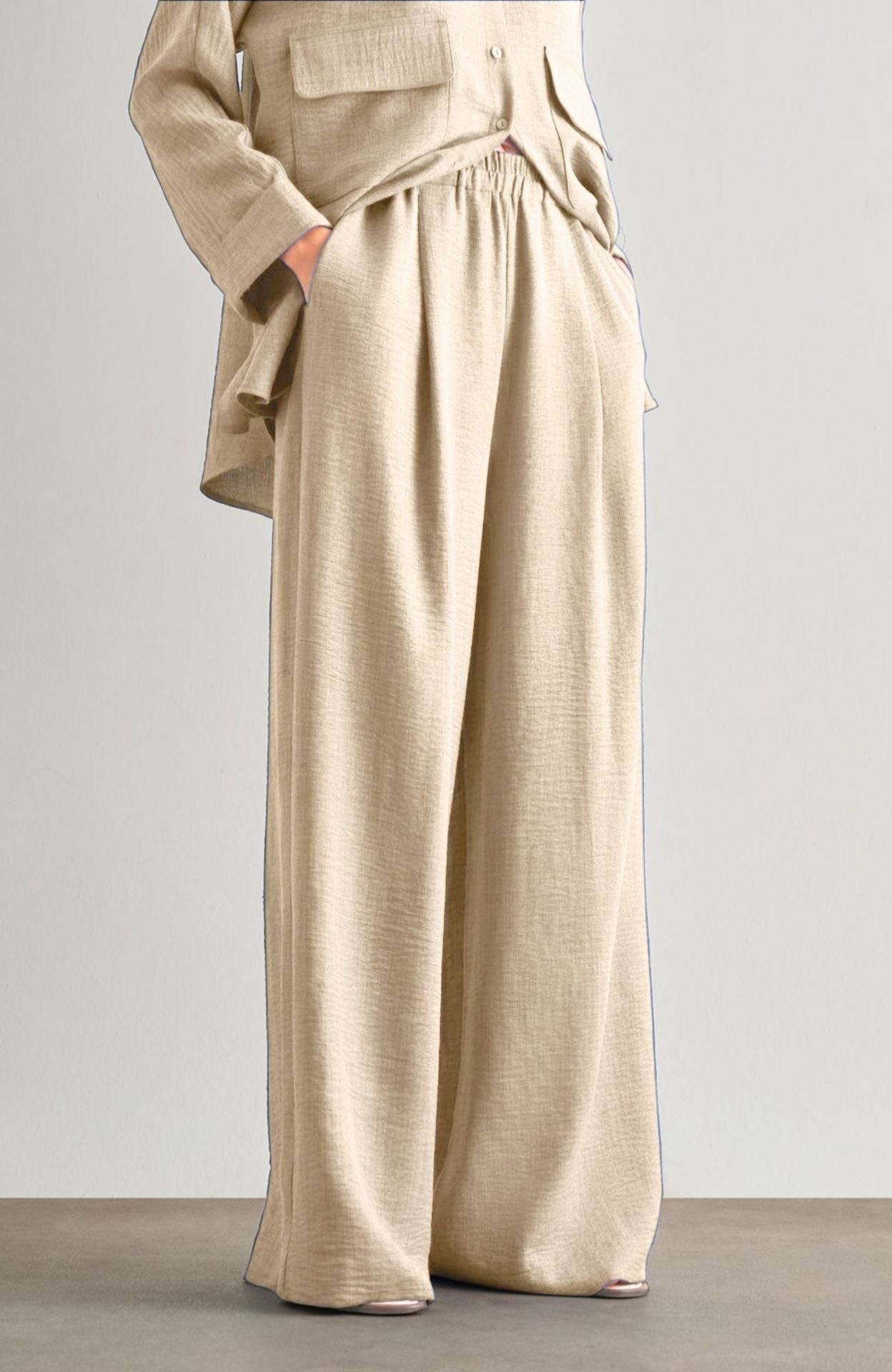 Mizalle Women's Wide-Leg Pants