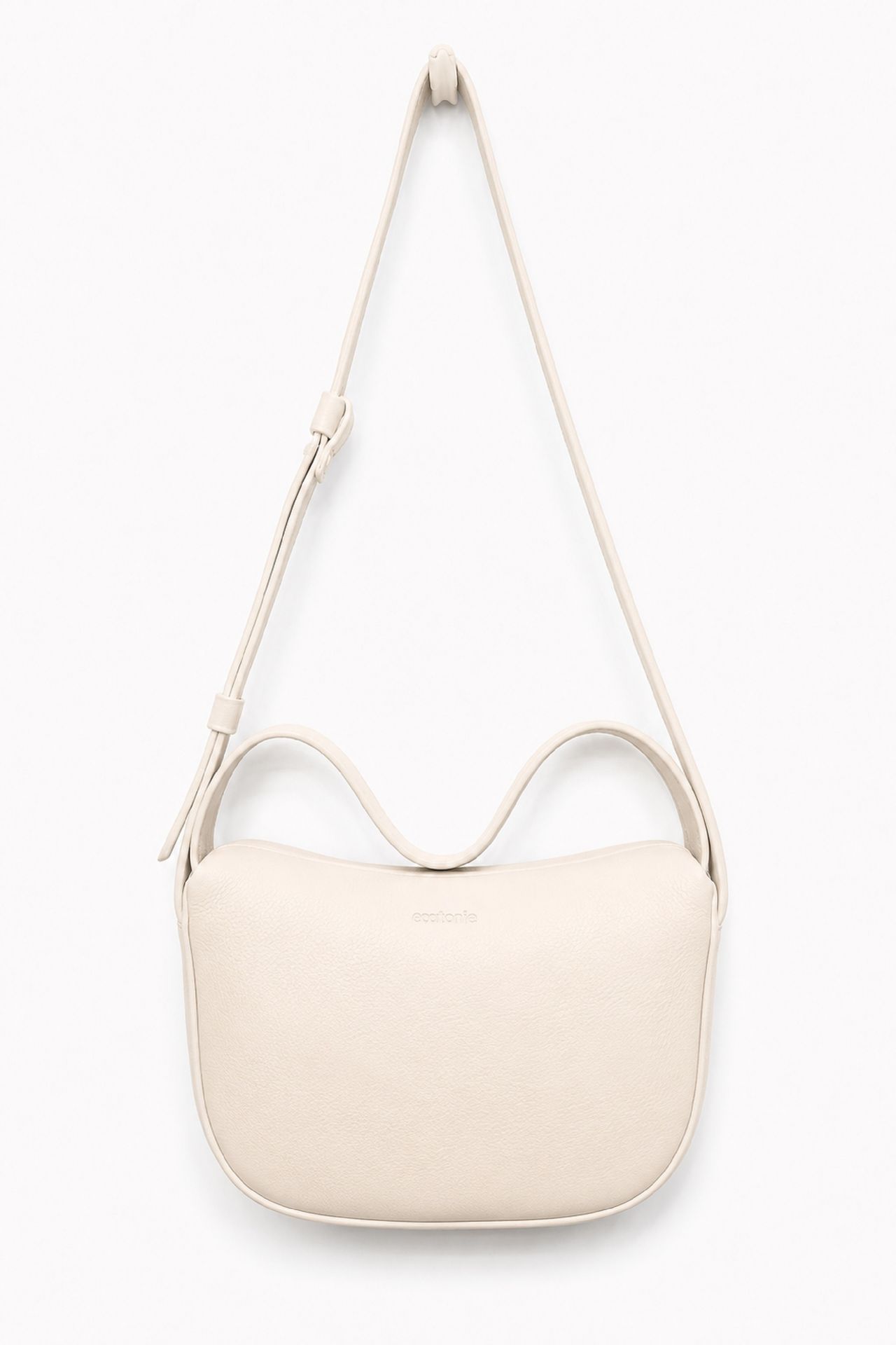 Ecotorie Peggy Leather Crossbody/Shoulder Bag Warm White