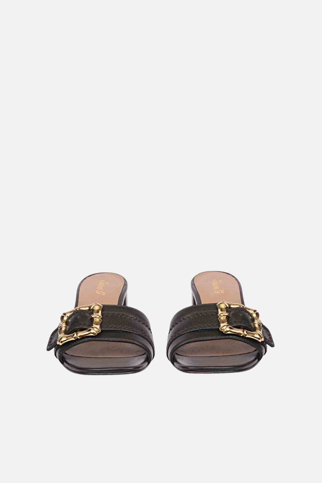 The Saint G - Glo - Black Sandals