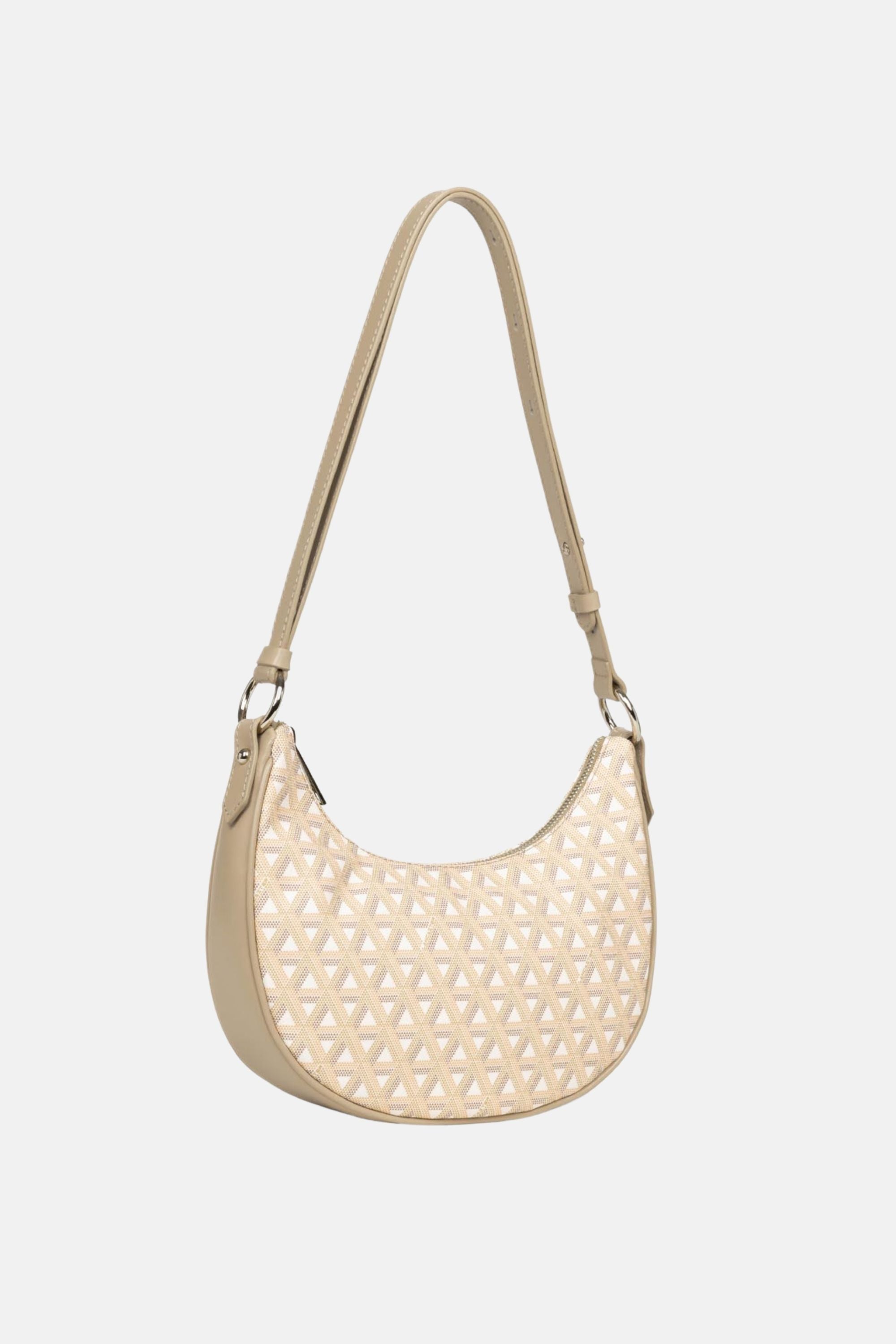 Lancaster Ikon It Hobo Bag Beige