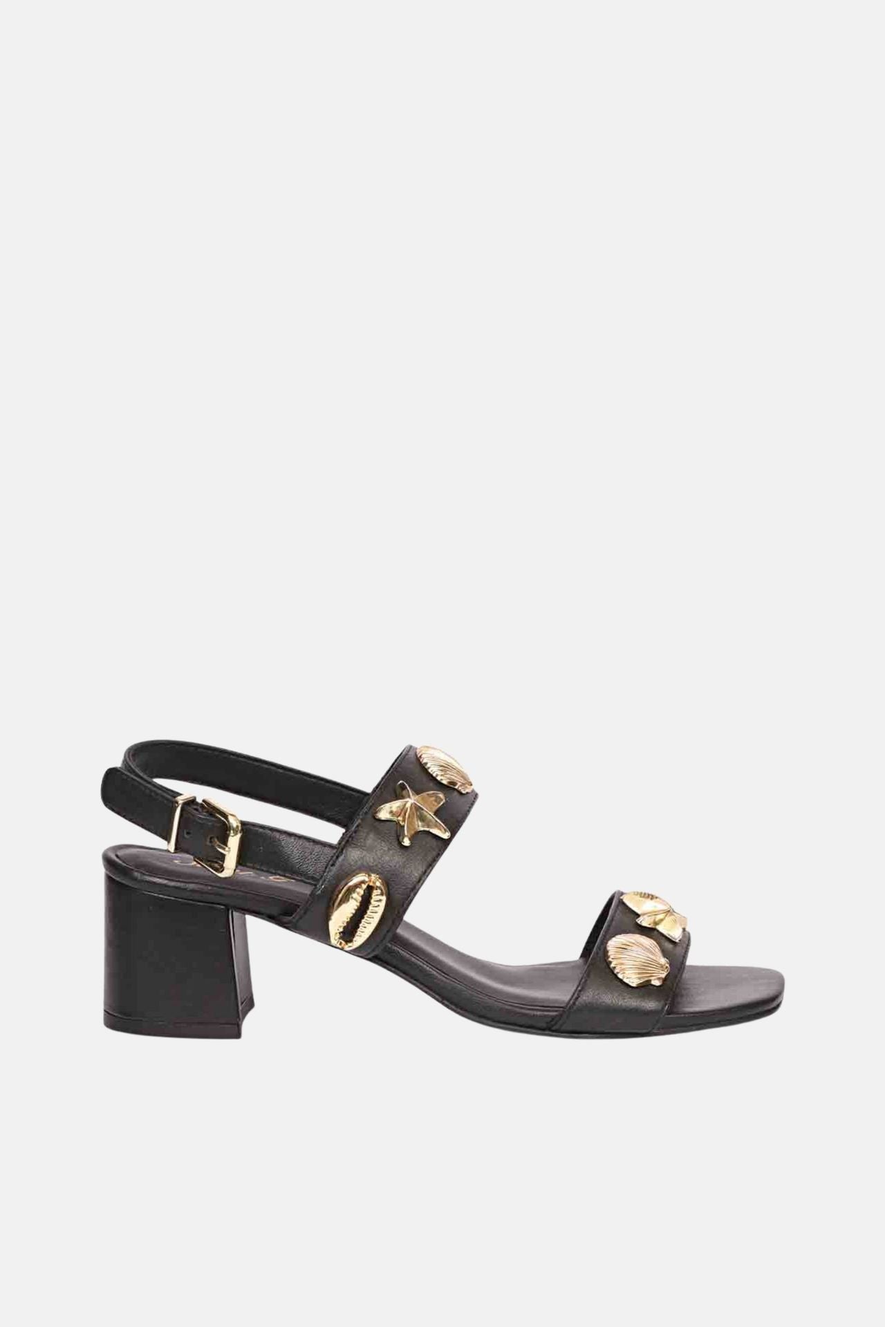 The Saint G - Uri - Black Sandals