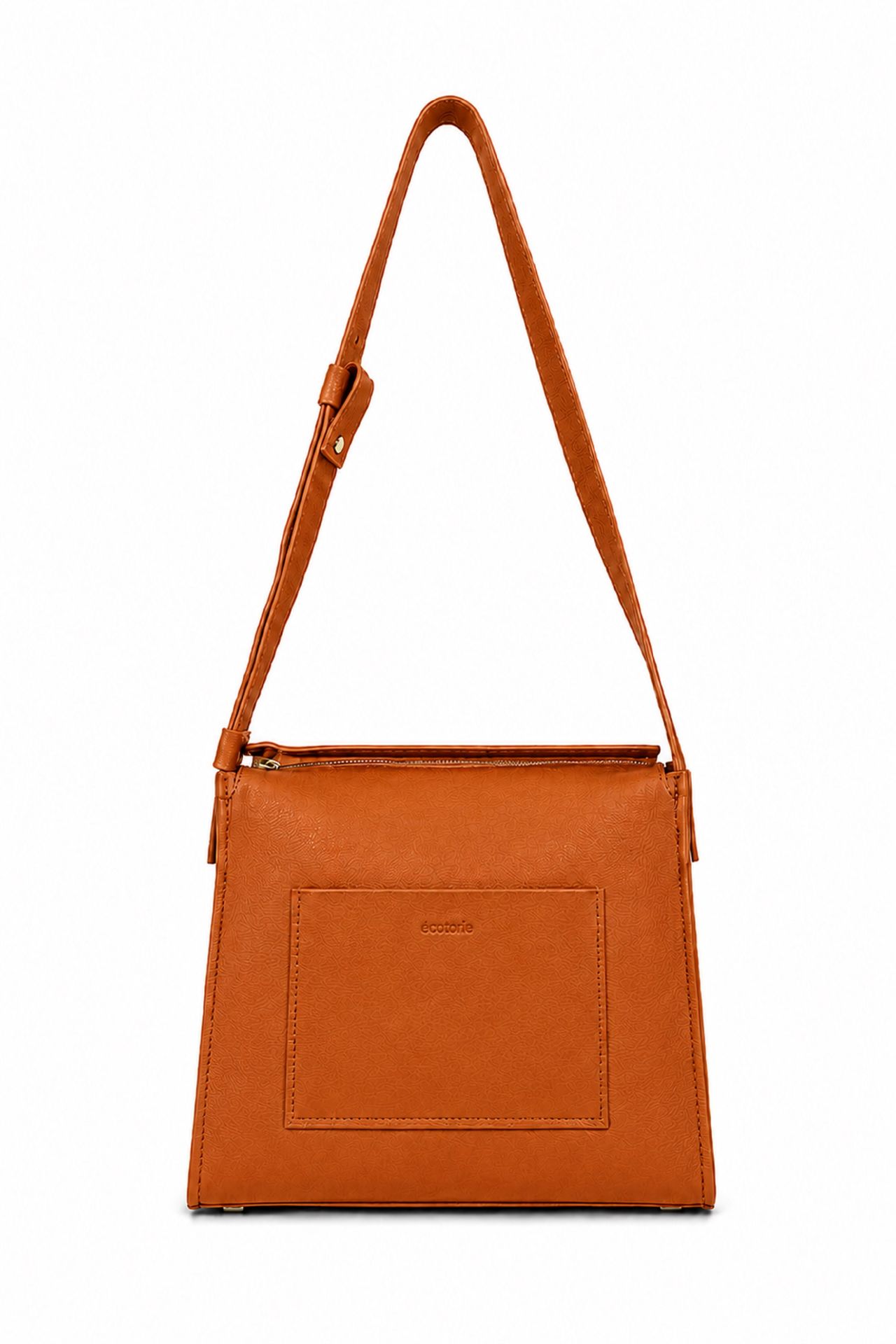 Ecotorie Eleanor Leather Crossbody Bag Caramel