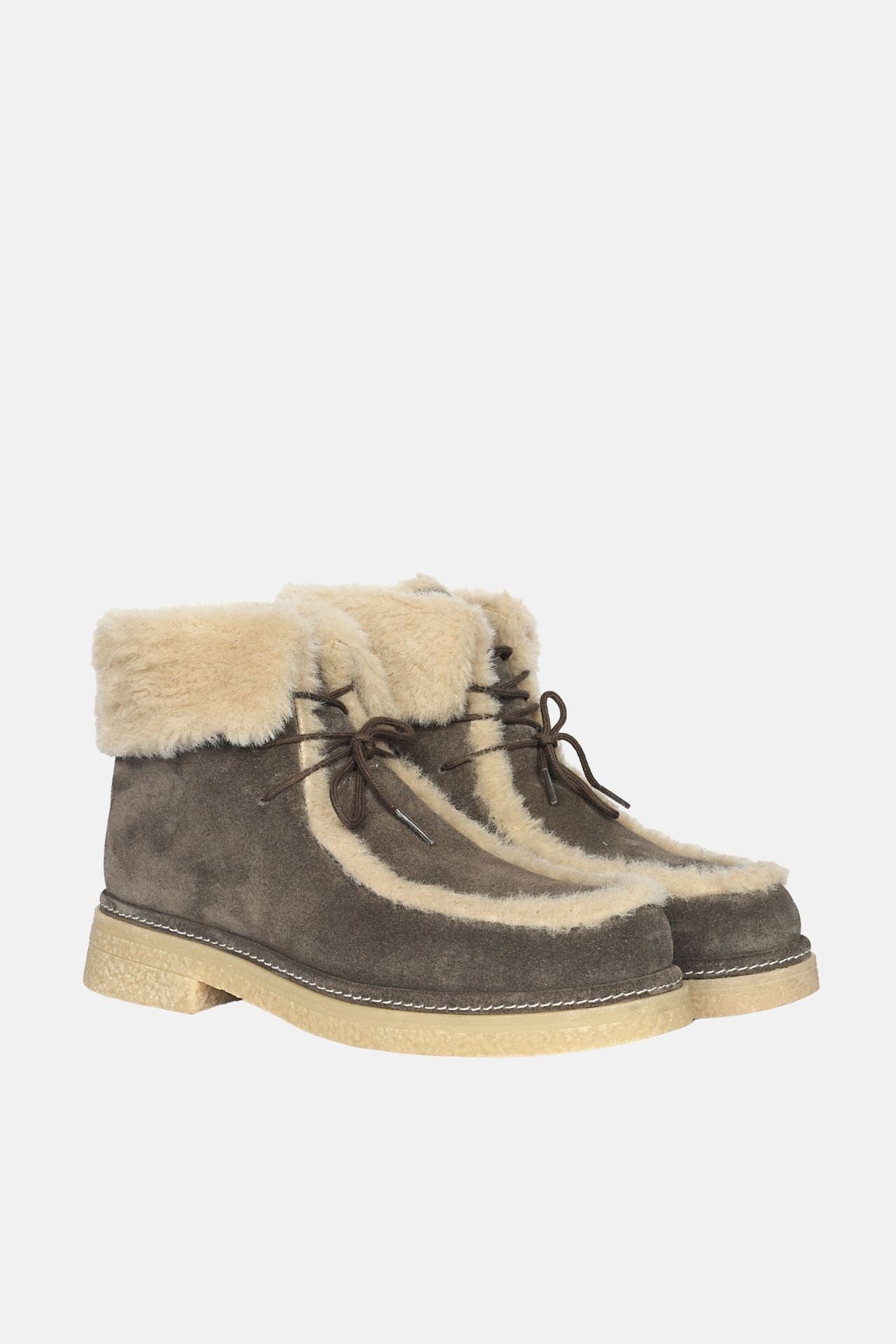 Jelavu Bari - Suede & Shearling Ankle Boots
