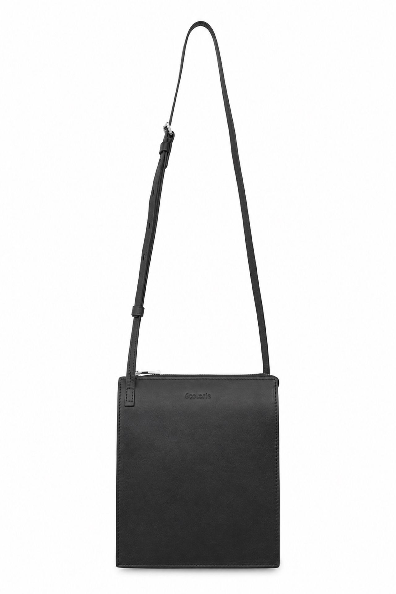 Ecotorie Polly Leather x-body-bag Black