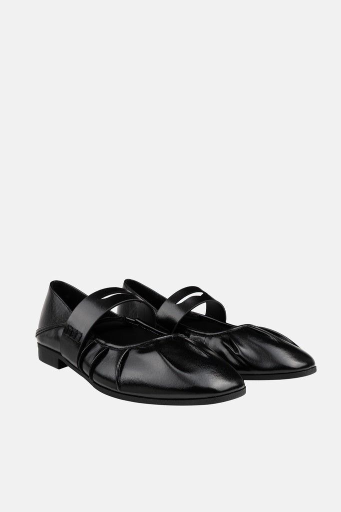 JELAVU Blair Penny Loafer Ballet Flat in Black - image 2