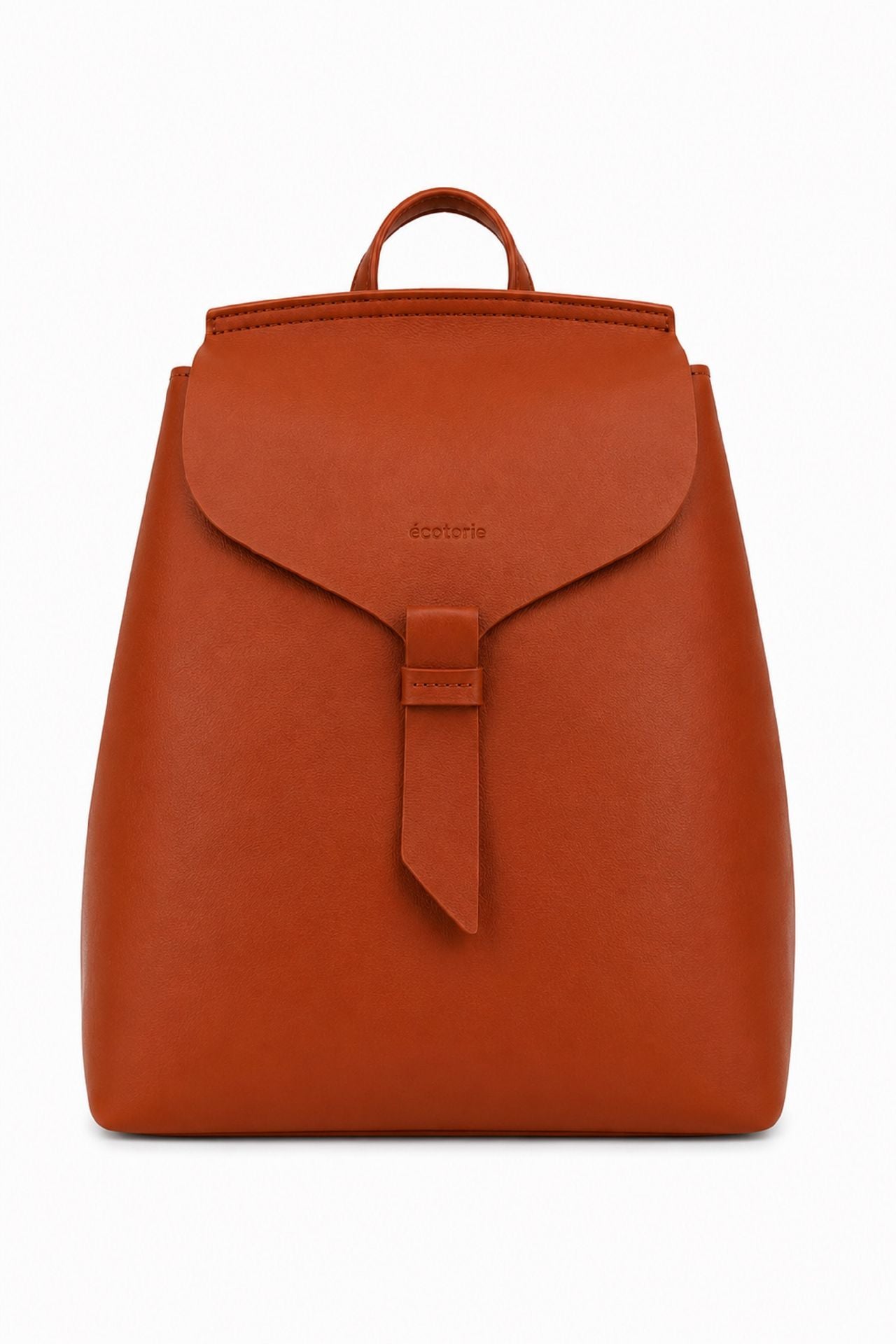 Ecotorie Clementine Leather Backpack Rust