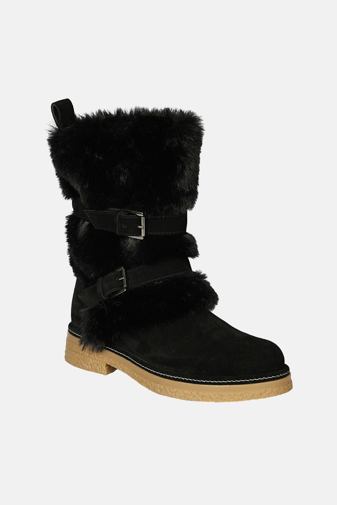 Jelavu - Parla - Mid shaft Suede & Shearling Cozy Boots