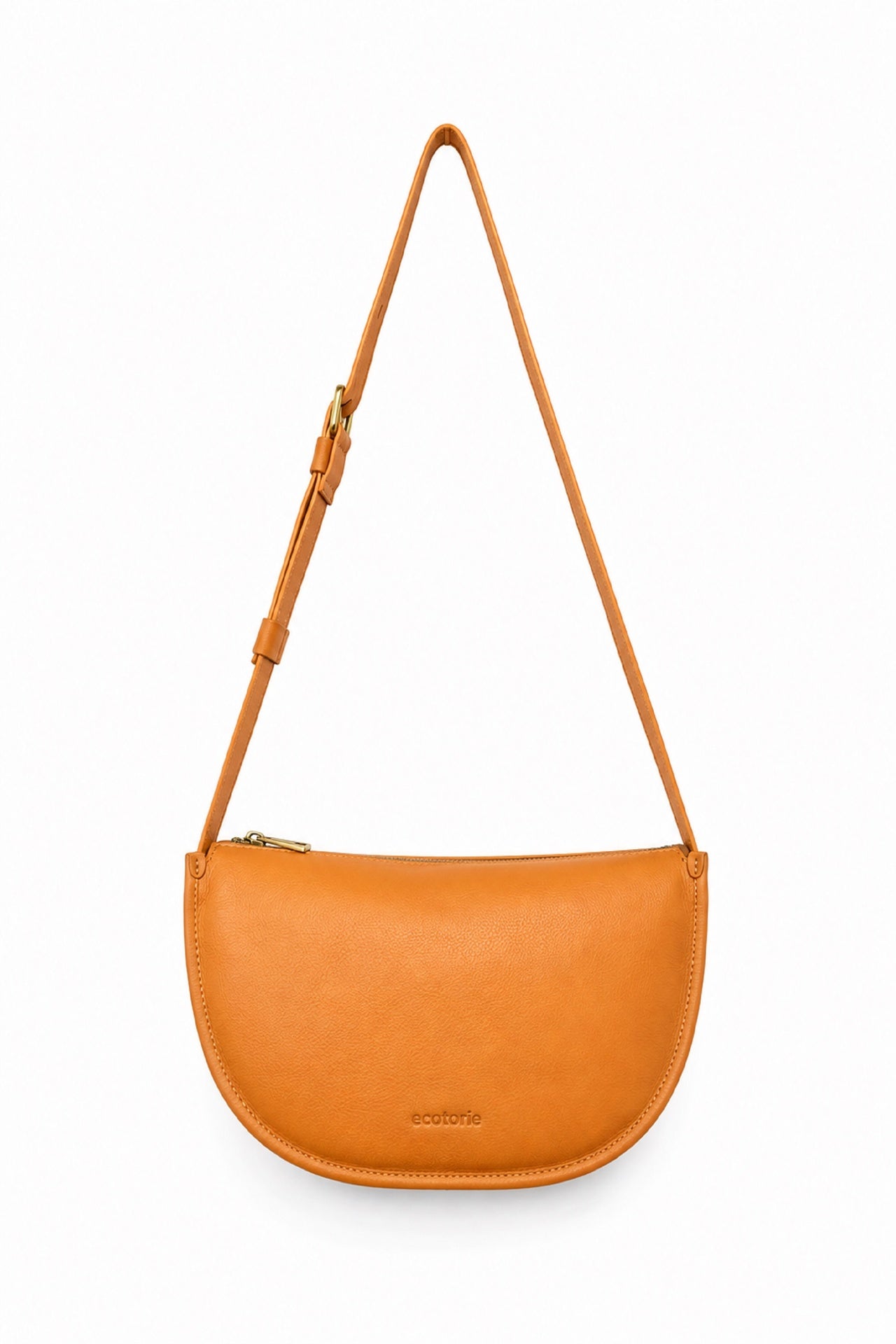 Ecotorie Dora Leather Crossbody Bag Caramel