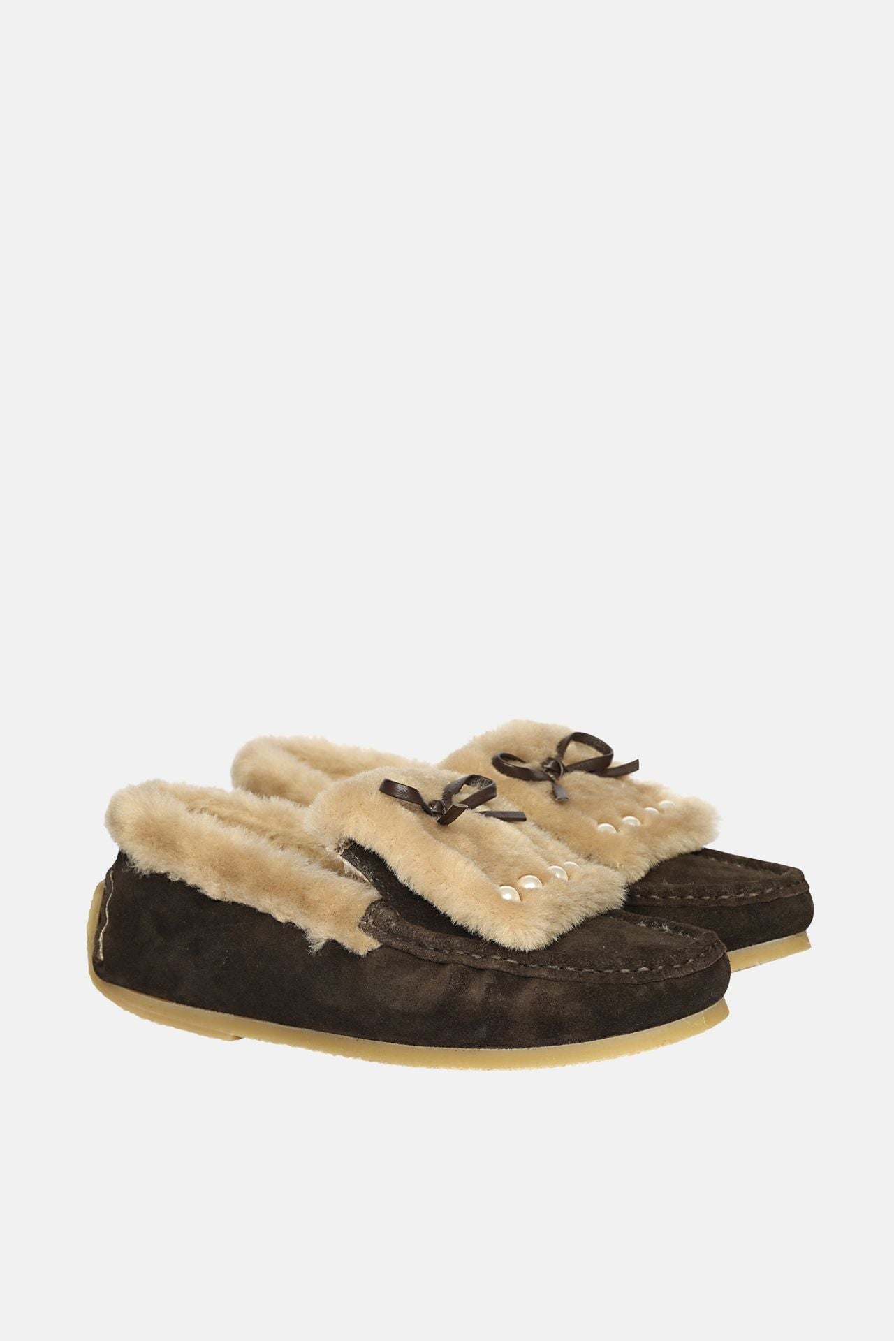 Jelavu - Moscow - Suede & Shearling Moccasins