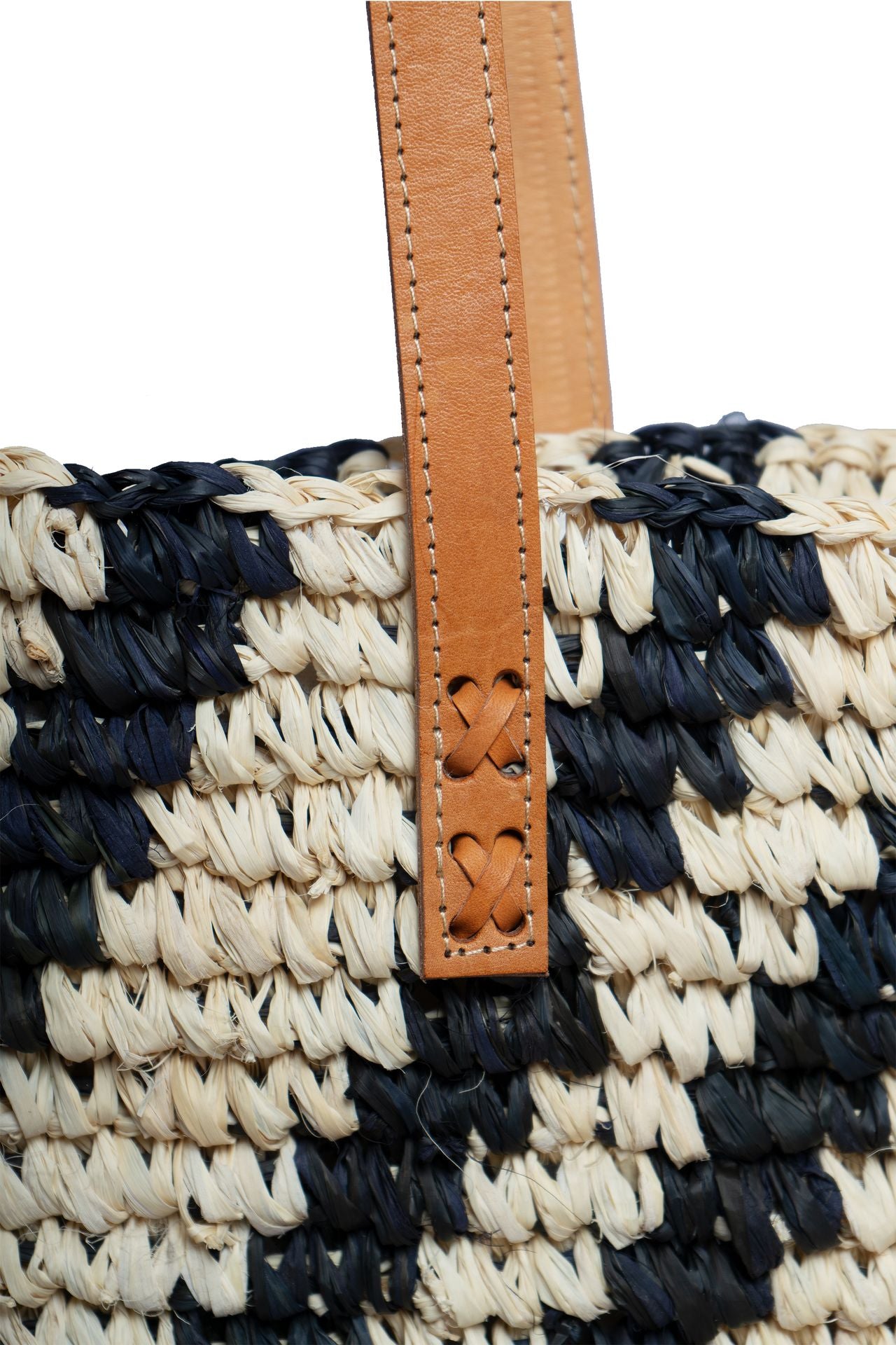 Jelavu - Hampton Black / Natural Zebra Tote