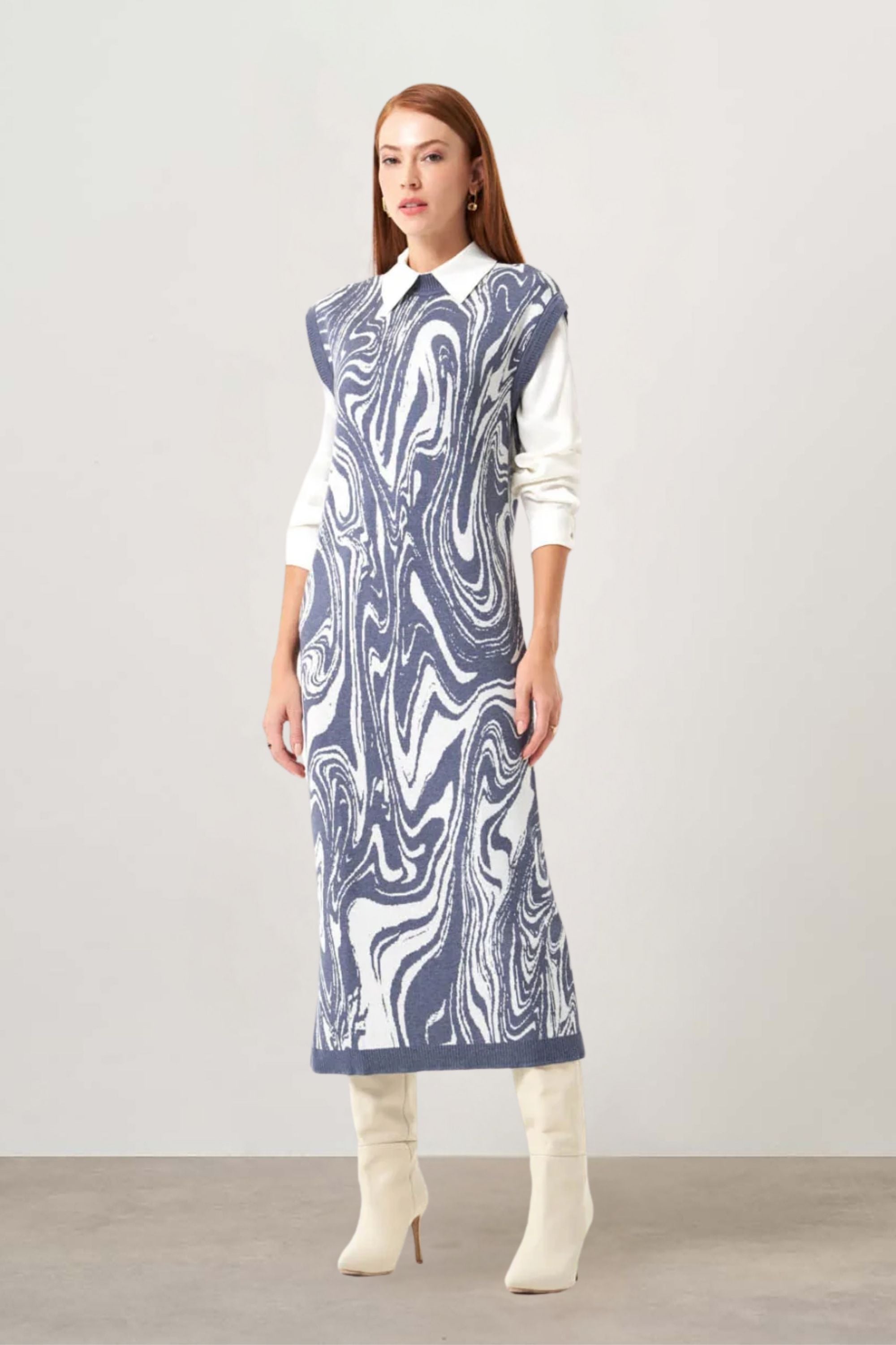 Mizalle - Dress Indigo Apparel