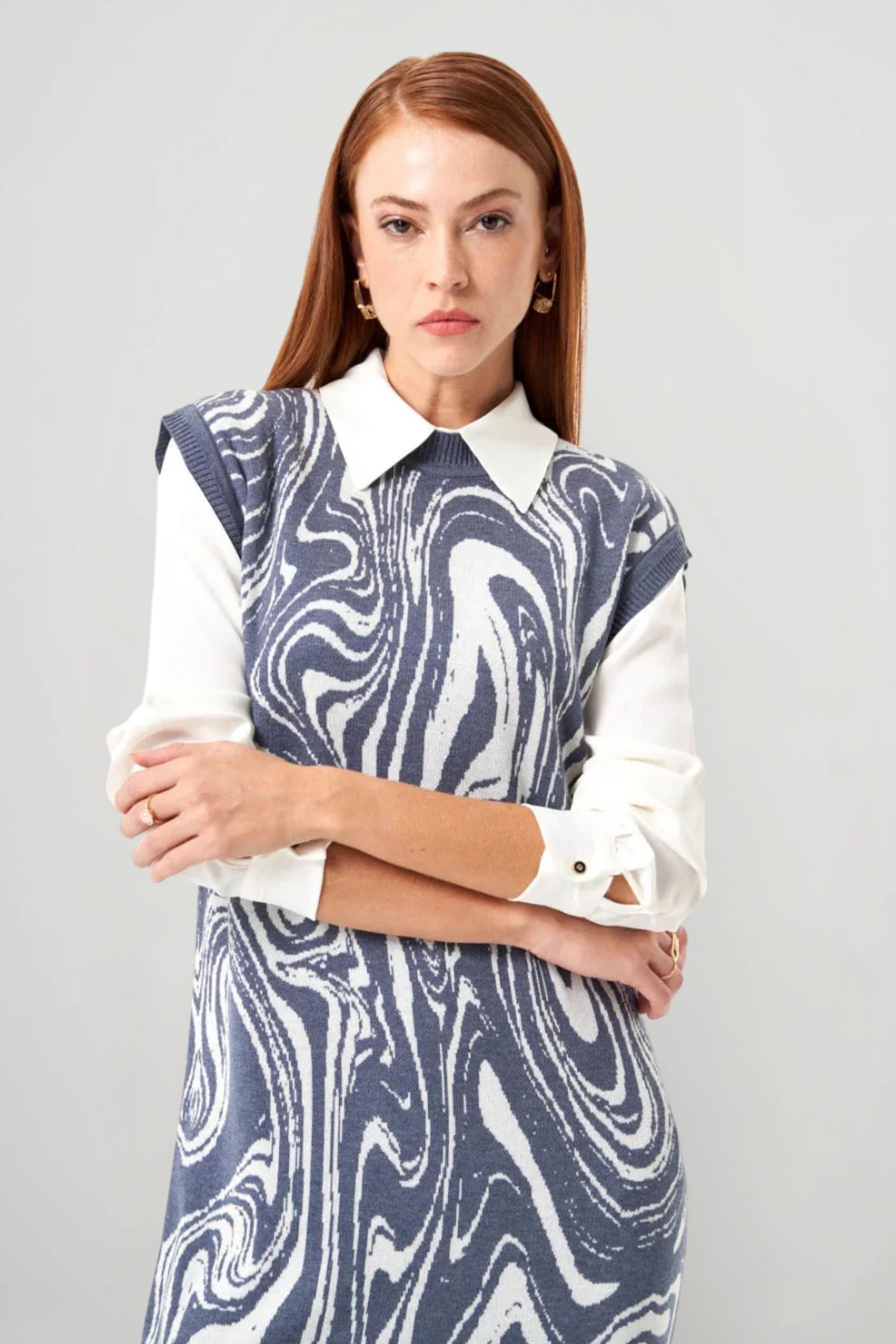 Mizalle - Dress Indigo Apparel