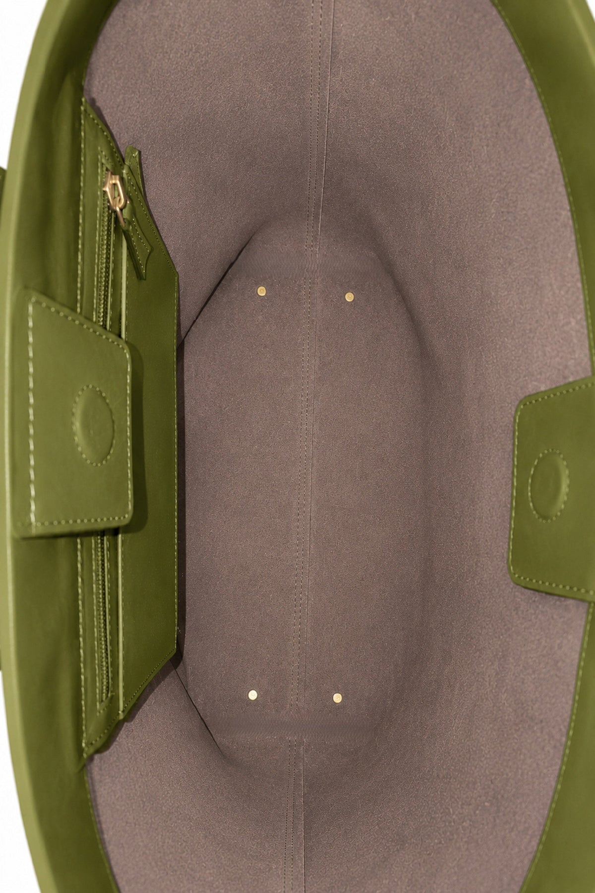 Ecotorie Agatha Leather Tote Bag-Sea Kelp