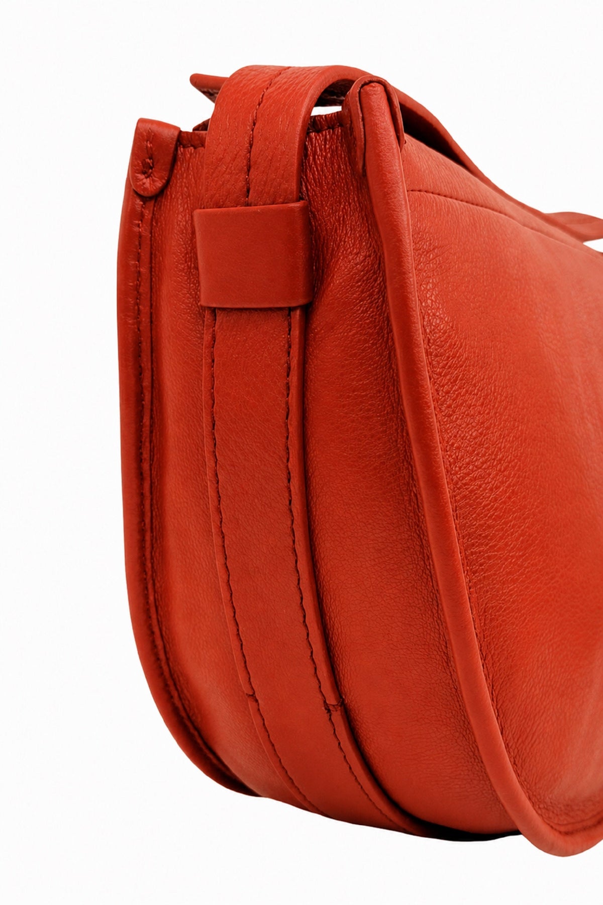 Ecotorie Dora Leather Crossbody Bag-Rust