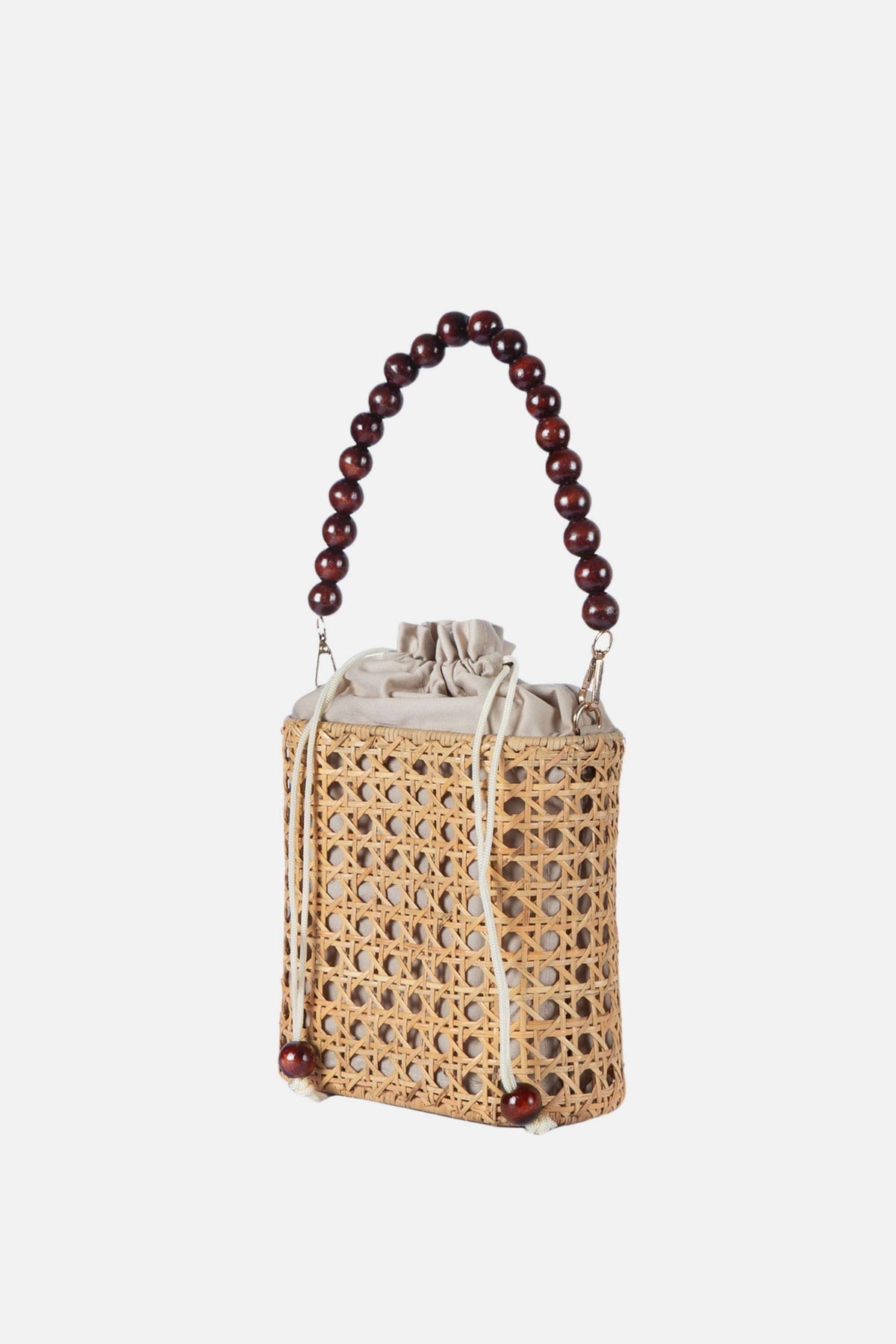 Jelavu - Amalfee Wood Bead Satchel Bag