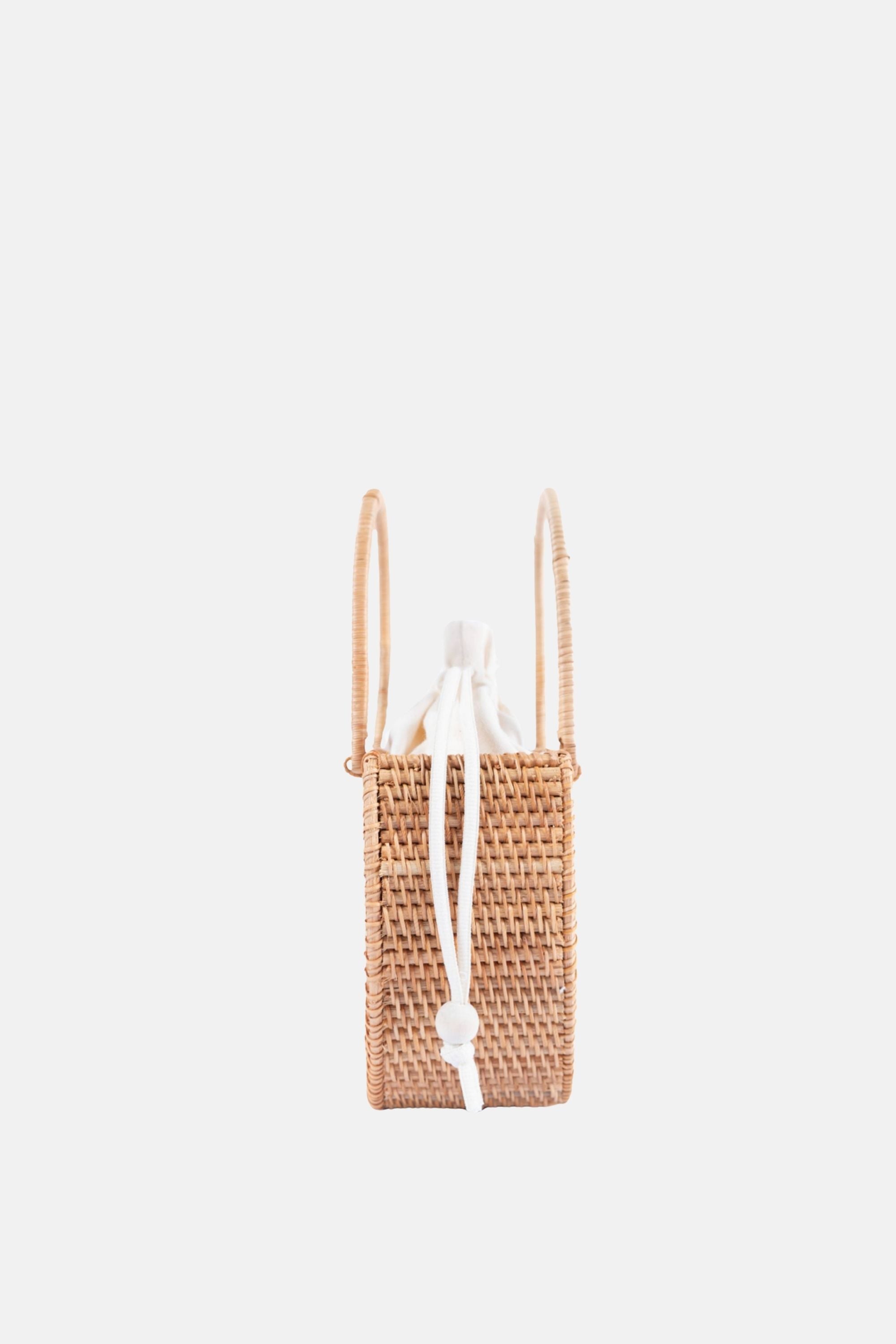 Jelavu - Amelia Natural Rattan Small Satchel