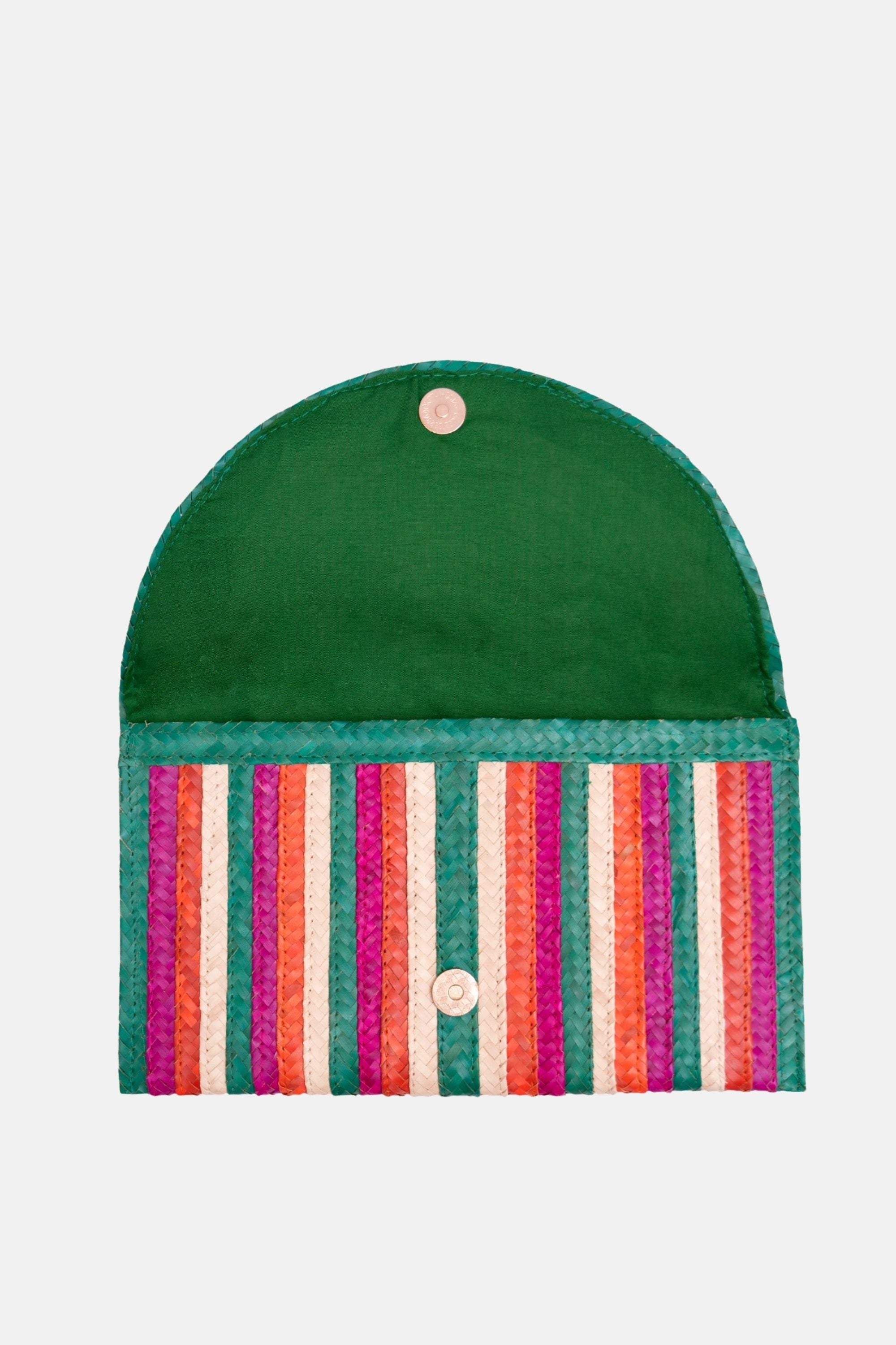 Jelavu - Brooke Small Striped Clutch - Multi