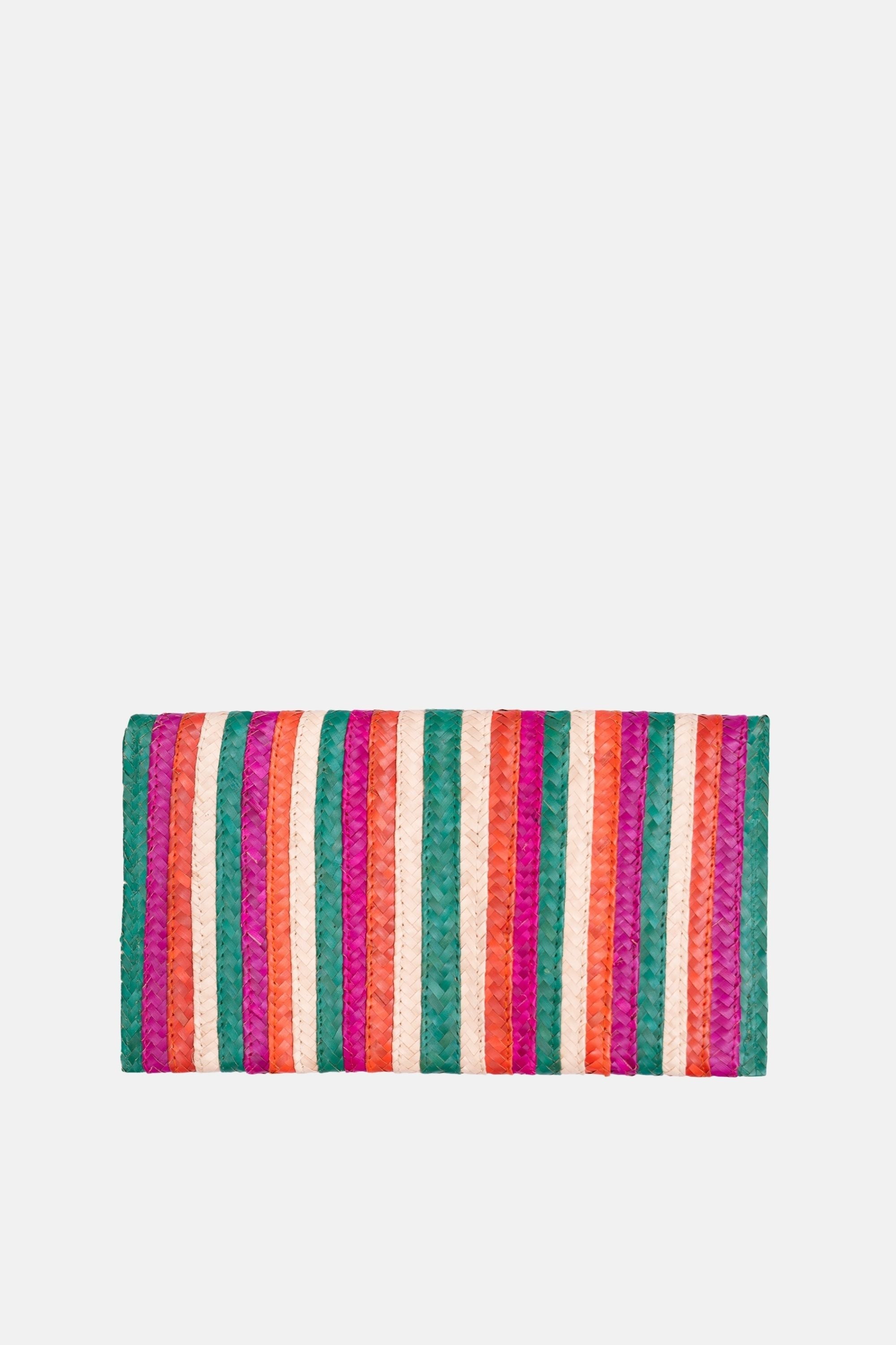 Jelavu - Brooke Small Striped Clutch - Multi