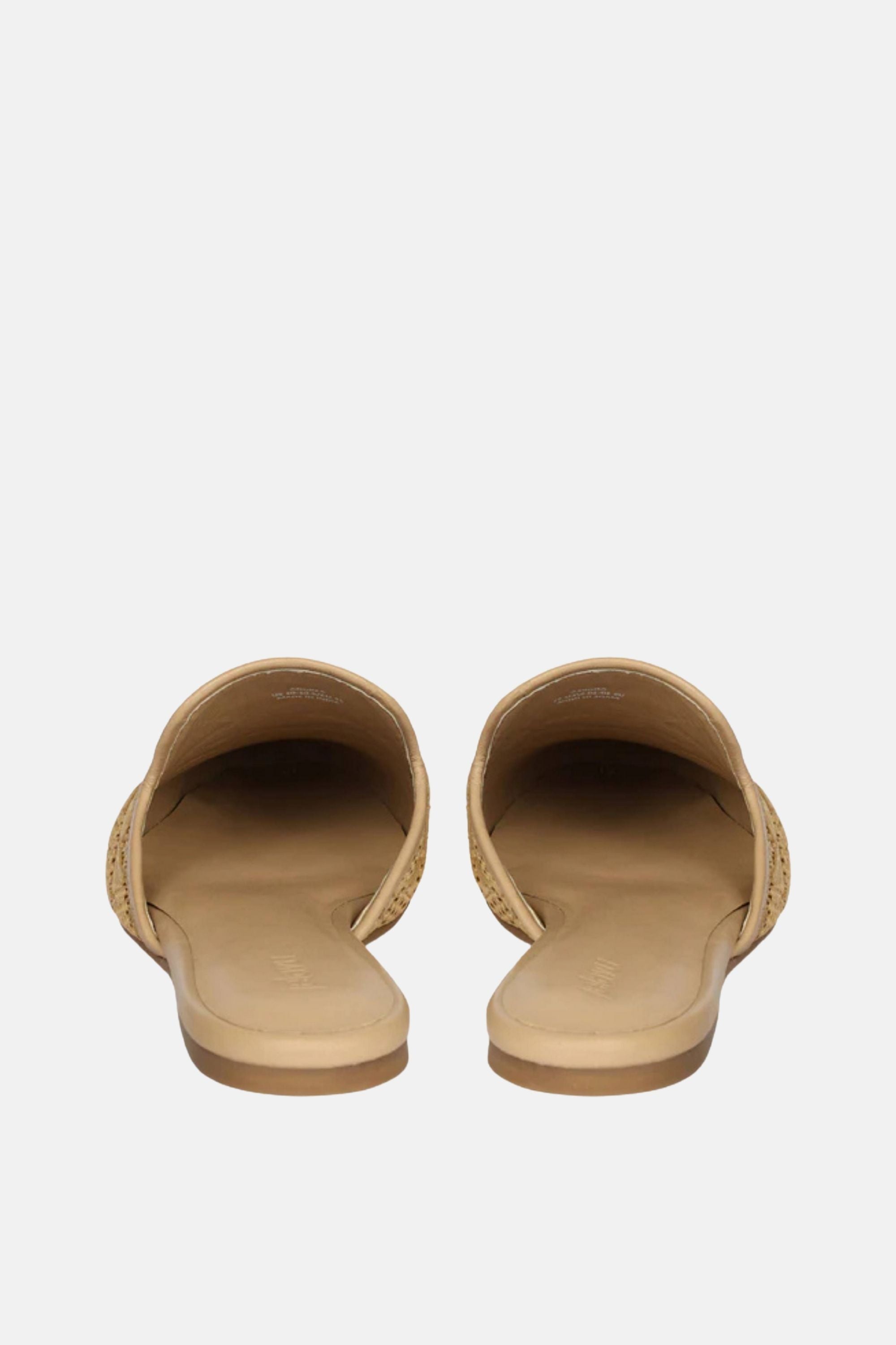 Jelavu Andrea Raffia Mules - Beige