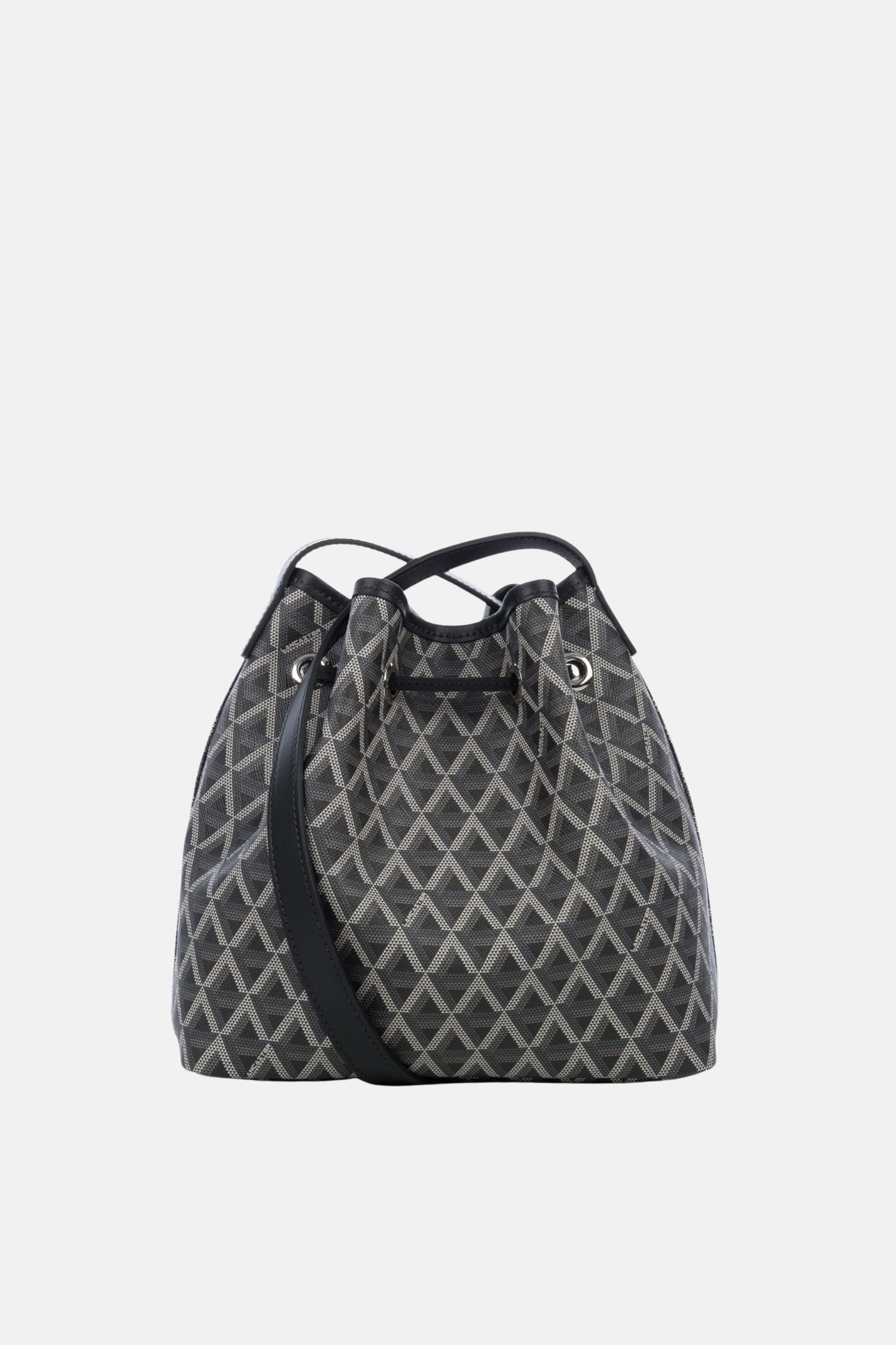 Lancaster Drawstring Bucket Bag Ikon Noir