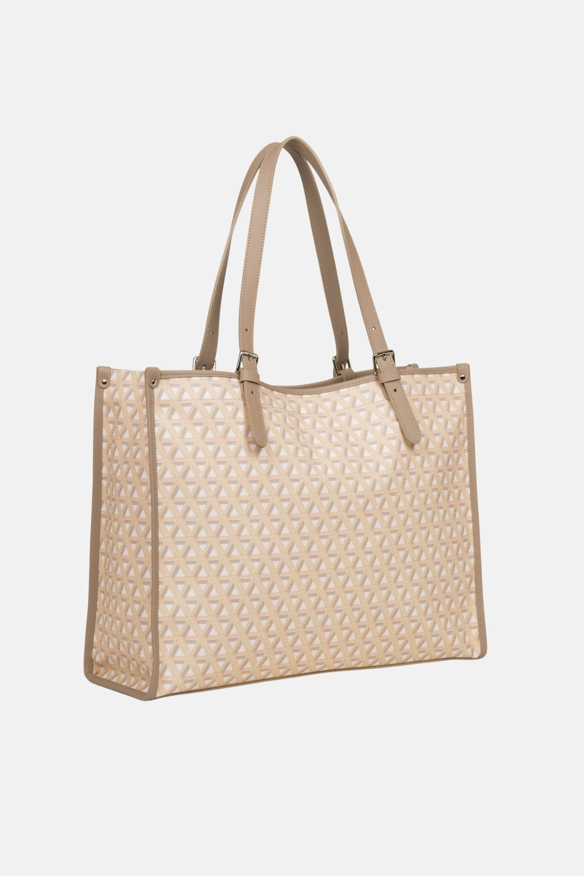 Lancaster Shoulder Tote Bag L Ikon - Shoulder - Beige / One size
