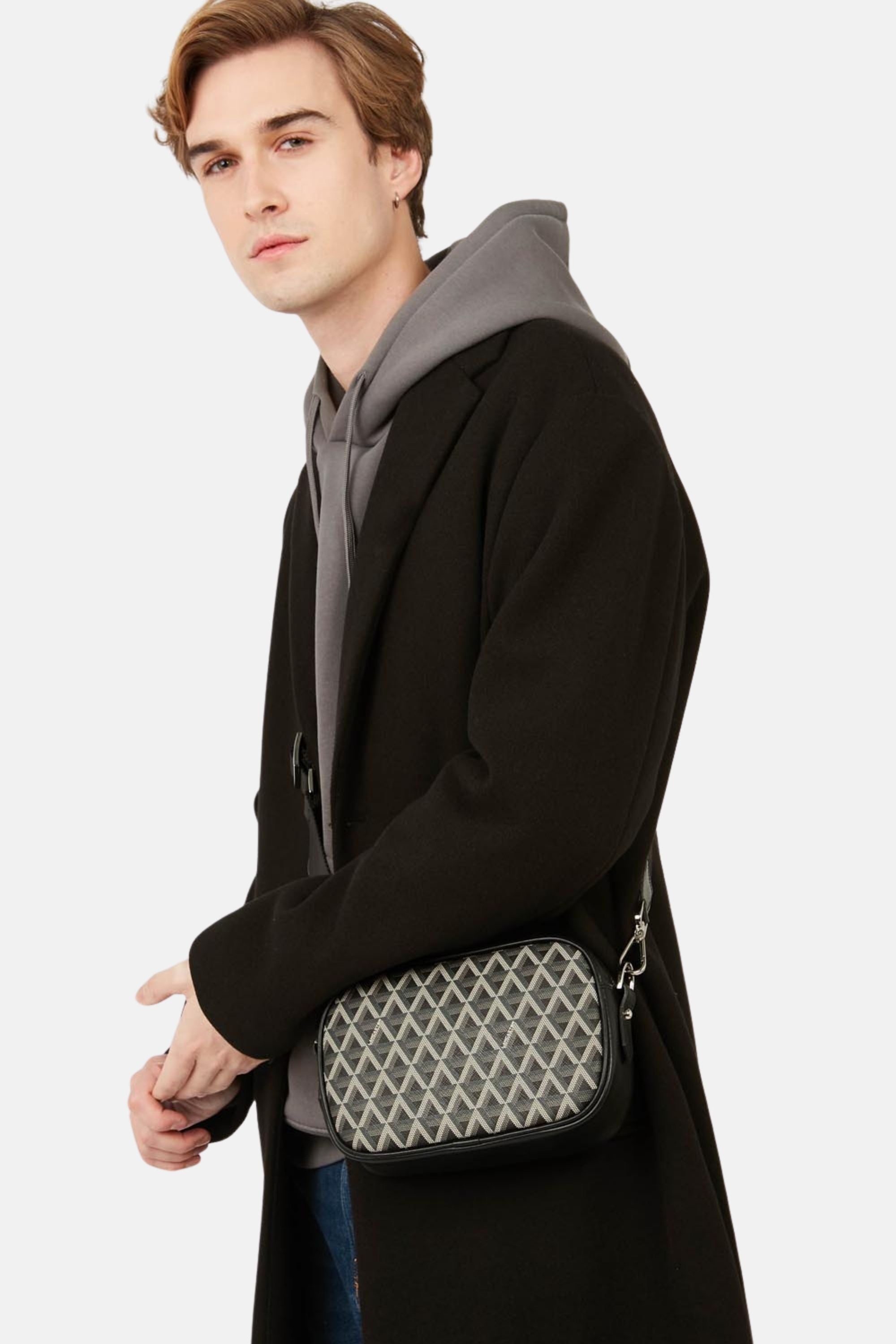 Lancaster Zipped Crossbody Bag Ikon IT - Crossbody - Noir