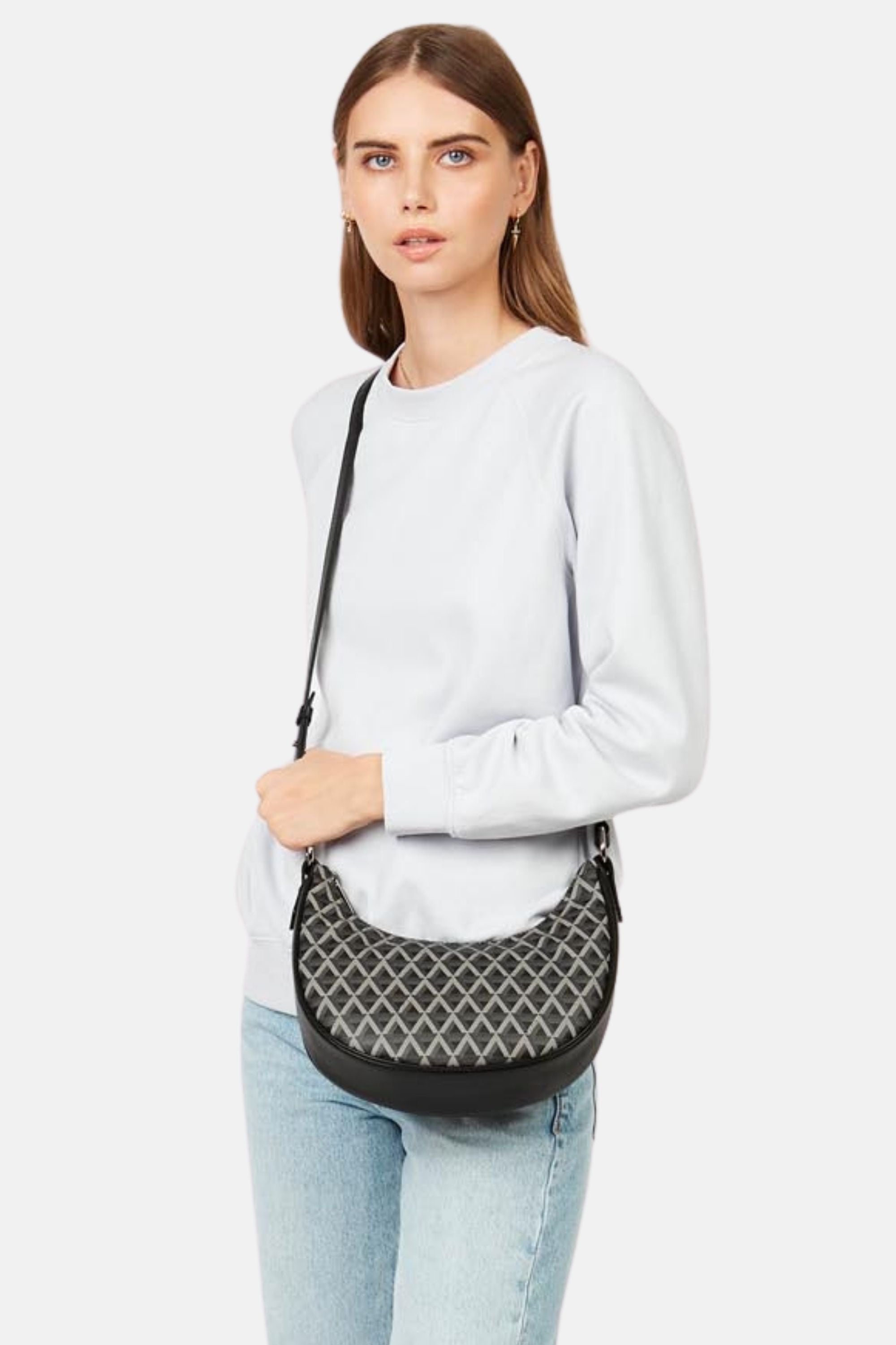 Lancaster Ikon It Hobo Bag Noir