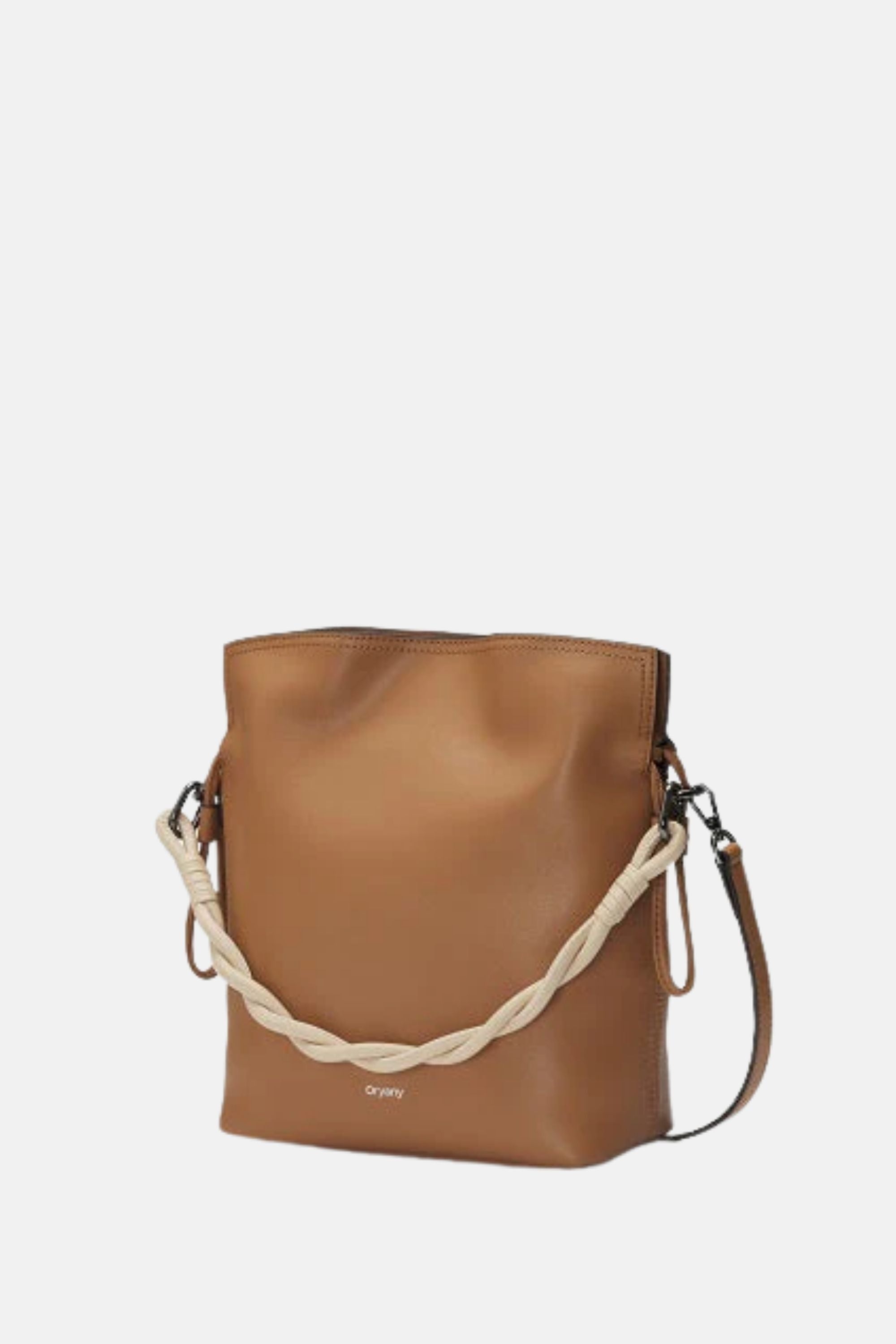 Oryany - Madeleine Bucket Medium Crossbody Handbags - Sand Brown