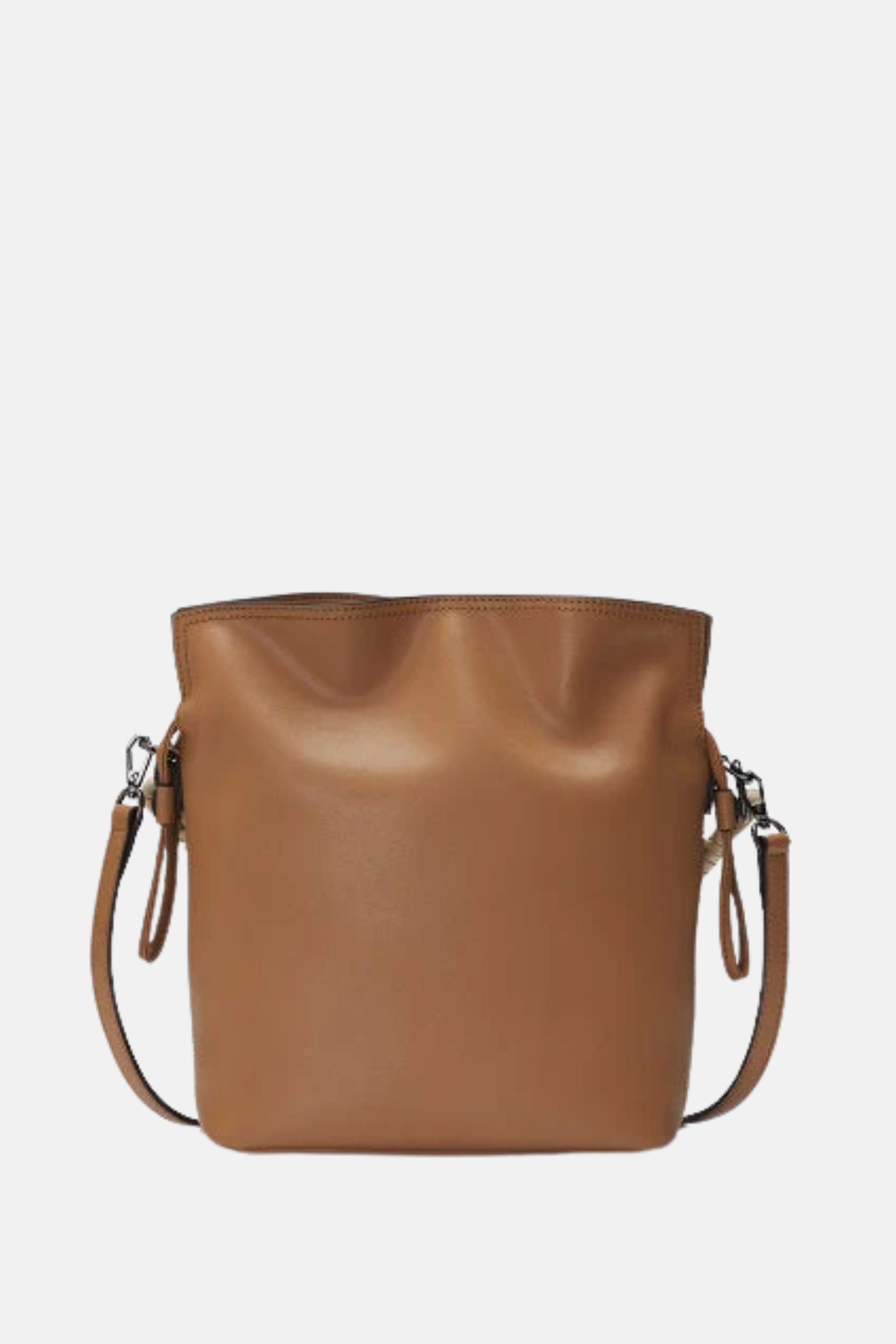 Oryany - Madeleine Bucket Medium Crossbody Handbags - Sand Brown