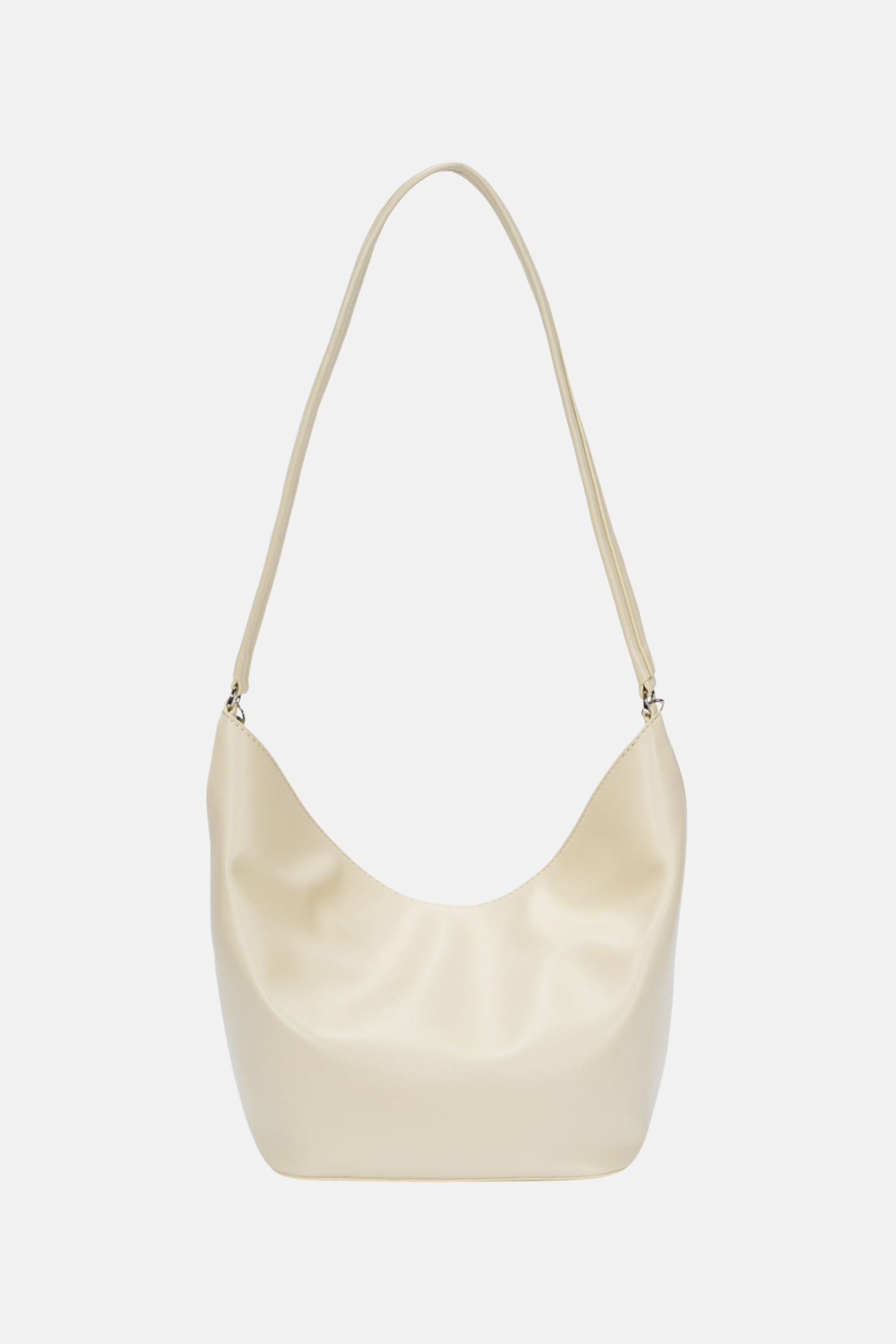 Oryany - Ball Chain Bucket Bag - Lemon Cream Leather