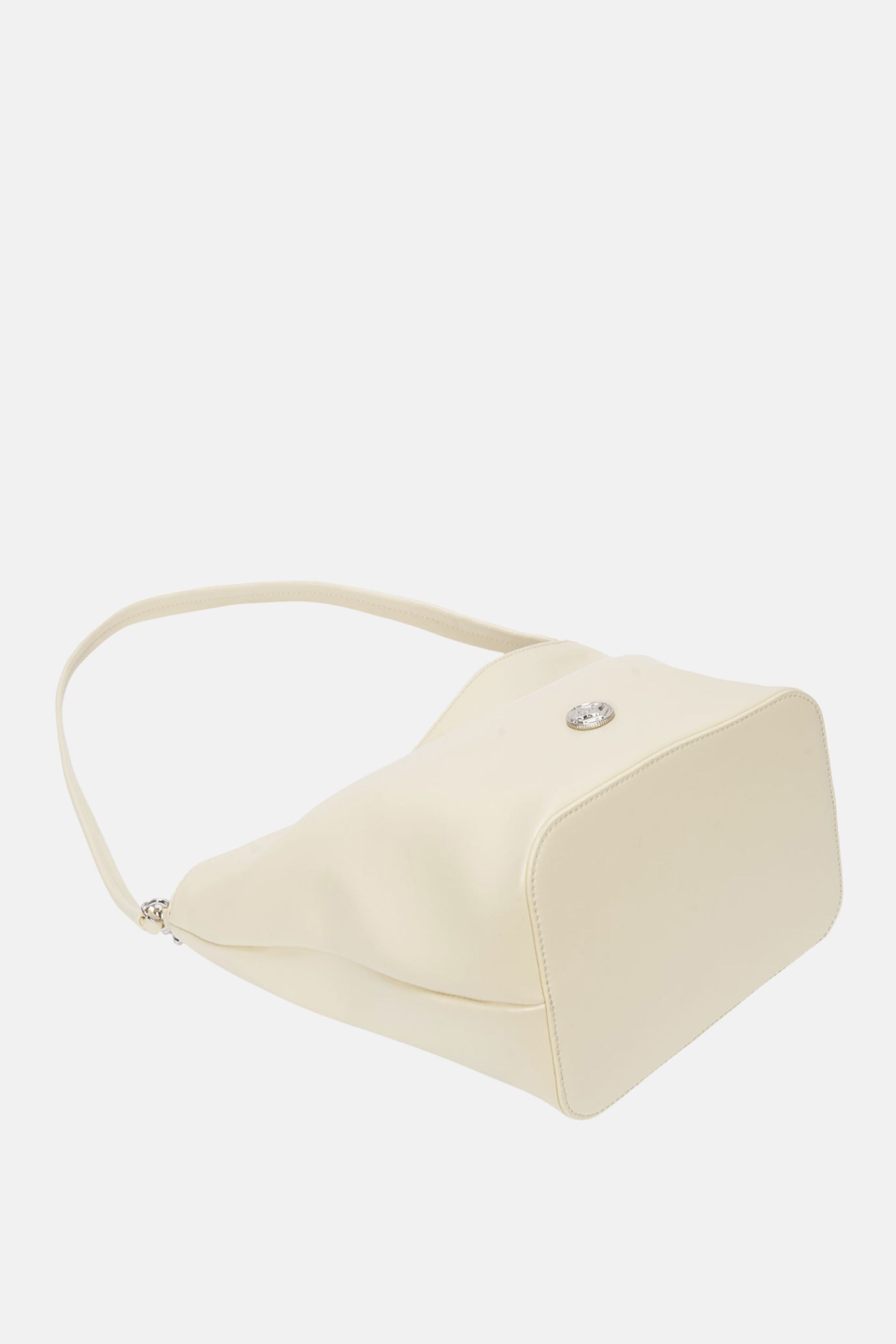 Oryany - Ball Chain Bucket Bag - Lemon Cream Leather