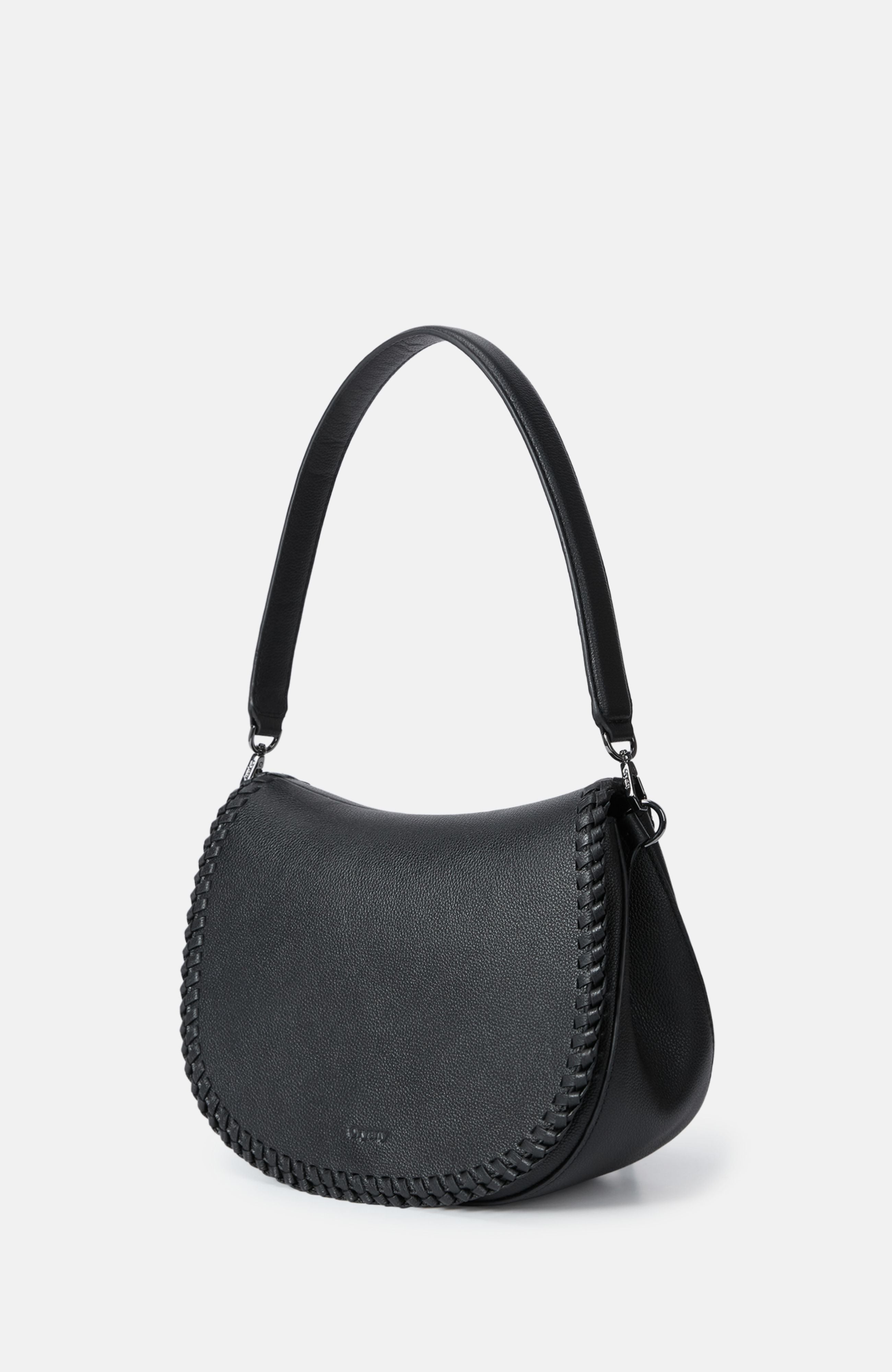 Oryany - Bentley Saddle Bag Medium - Black Leather